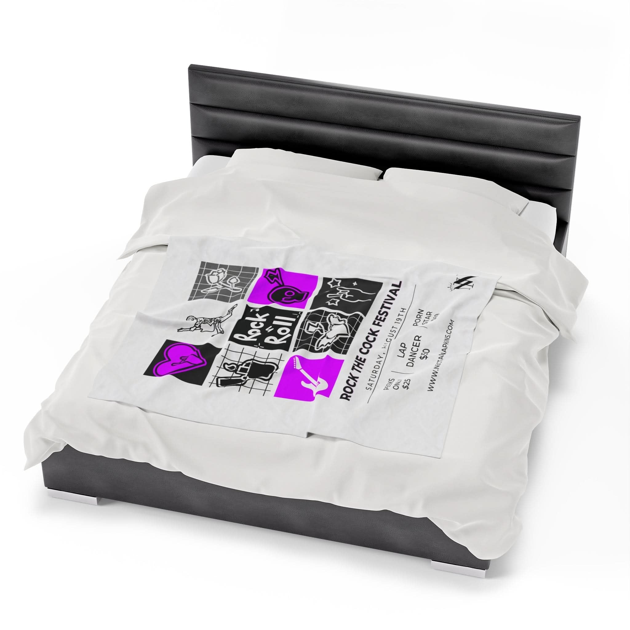 Rock the Cock | Mix & Match Fun-Flirty Lovers’ Blankets