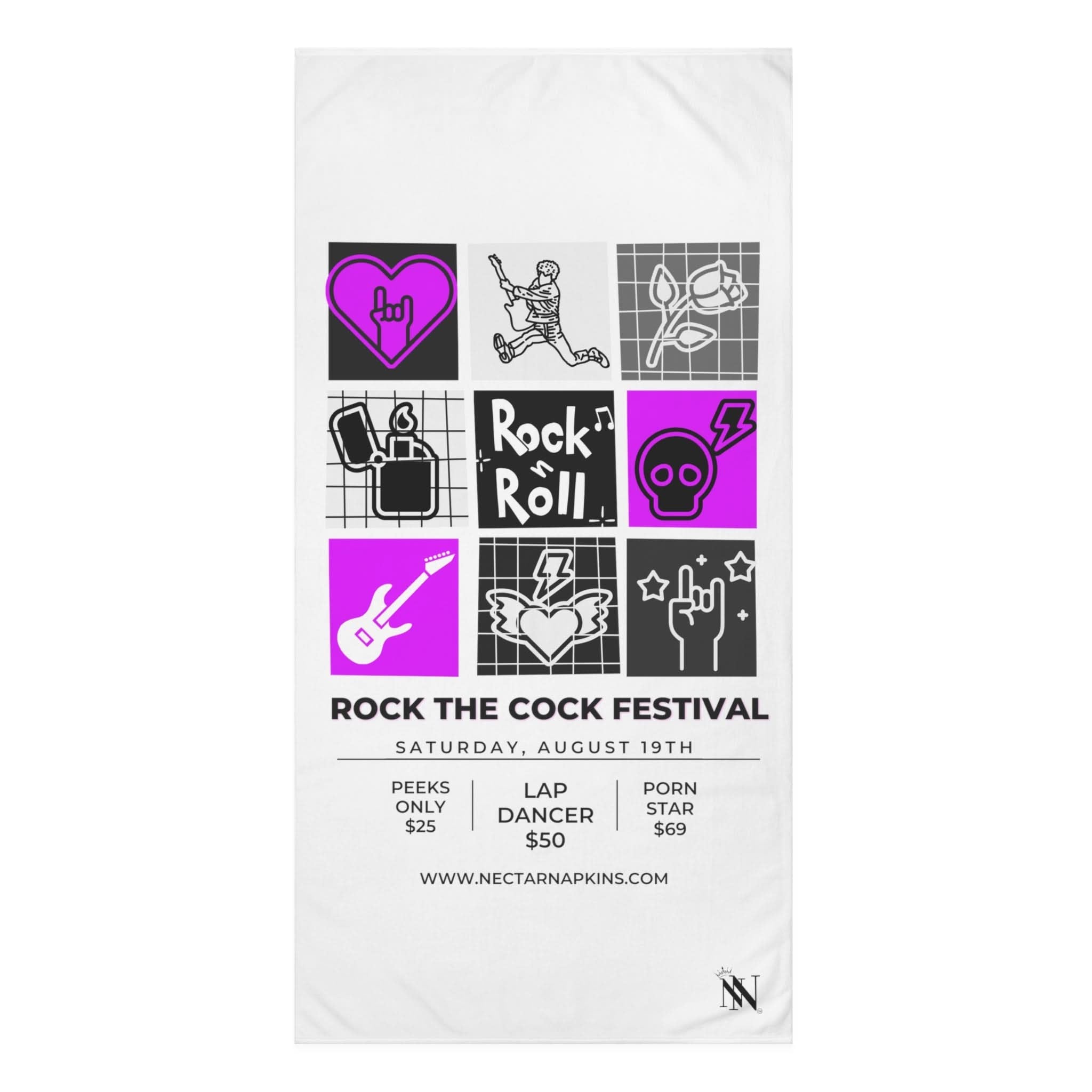 Rock the Cock | Mix & Match Naughty XL Fun-Flirty Lovers’ Towels
