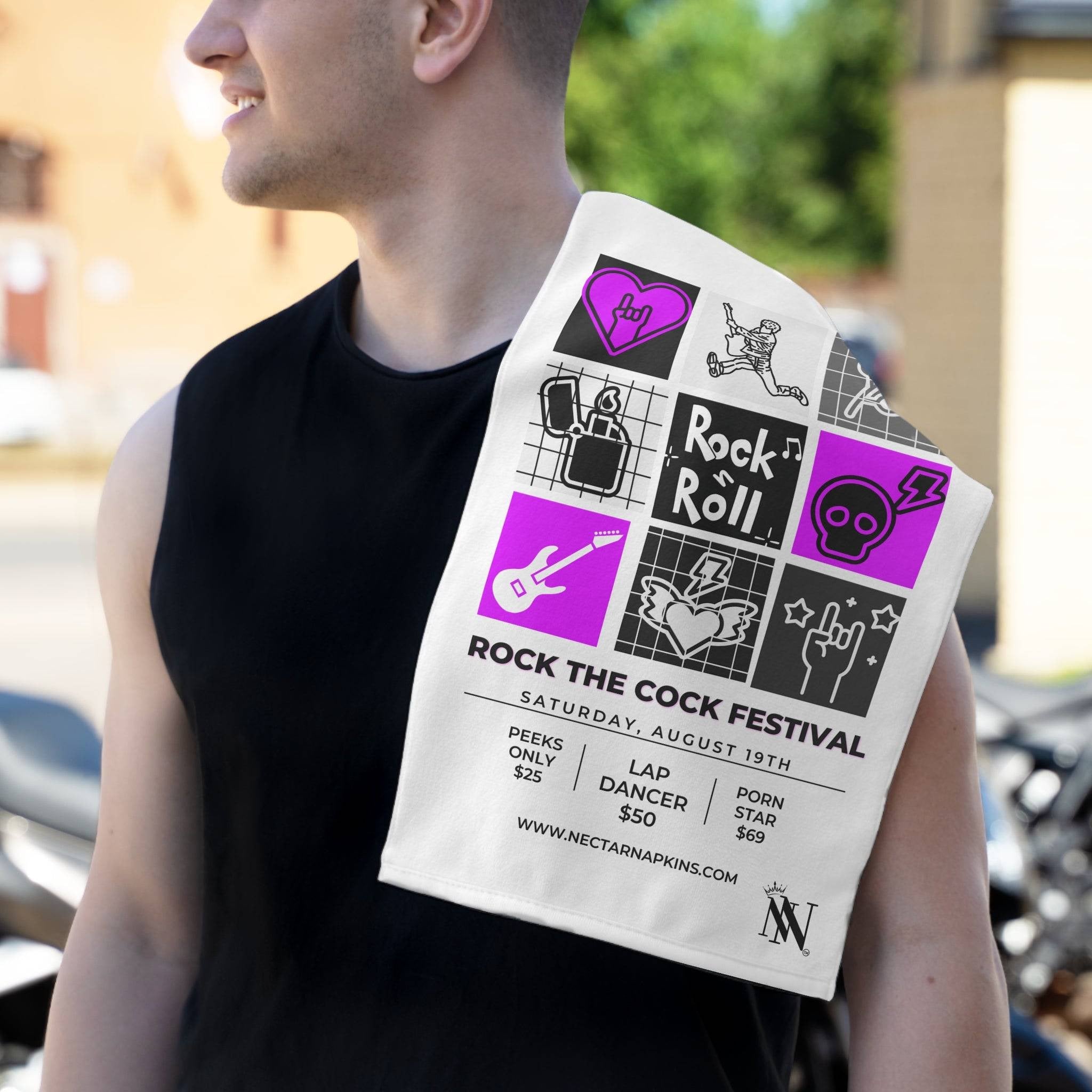 Rock the Cock | Mix & Match Soft Fun-Flirty Lovers’ Towels