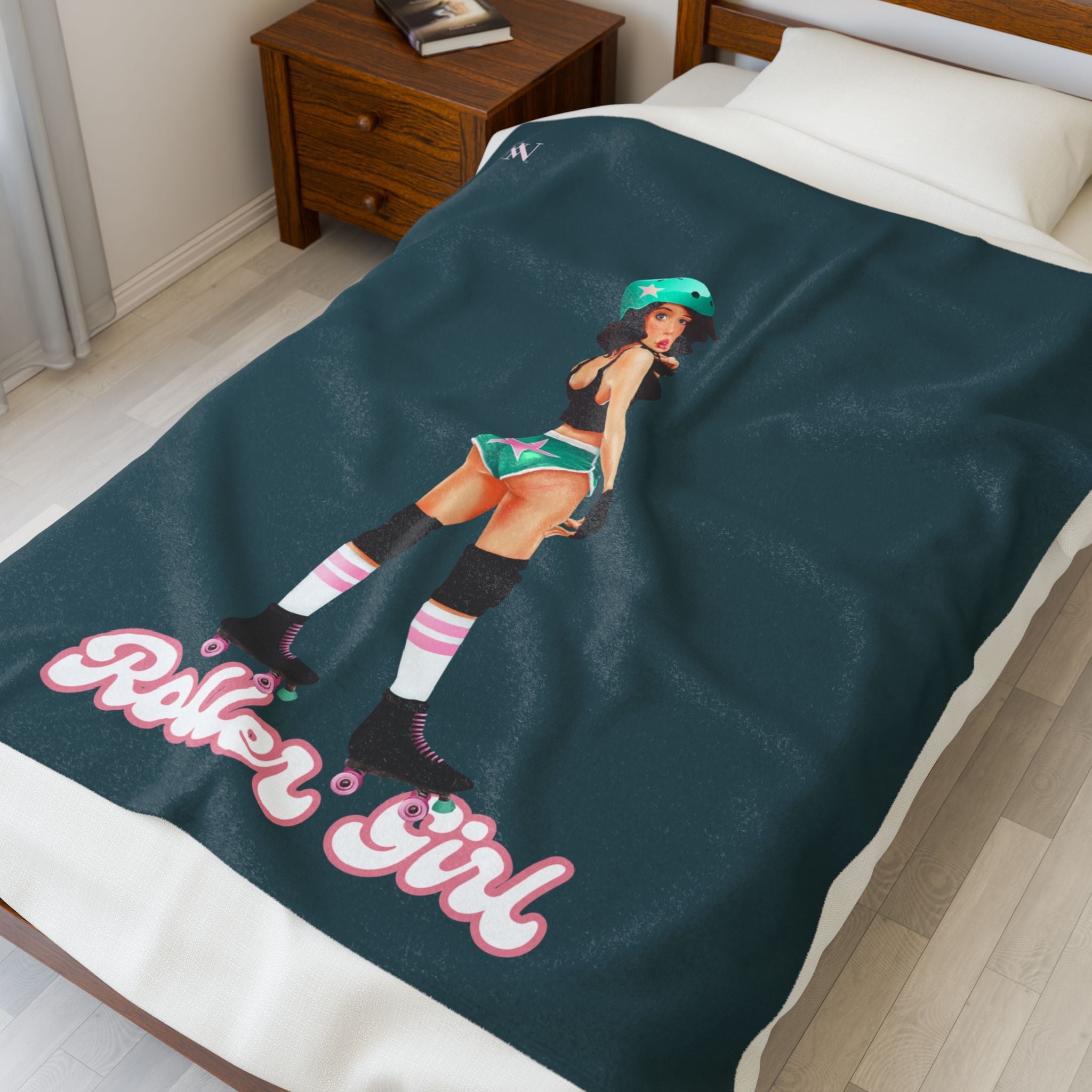 Roller Girl | Mix & Match Fun-Flirty Loversā Blankets