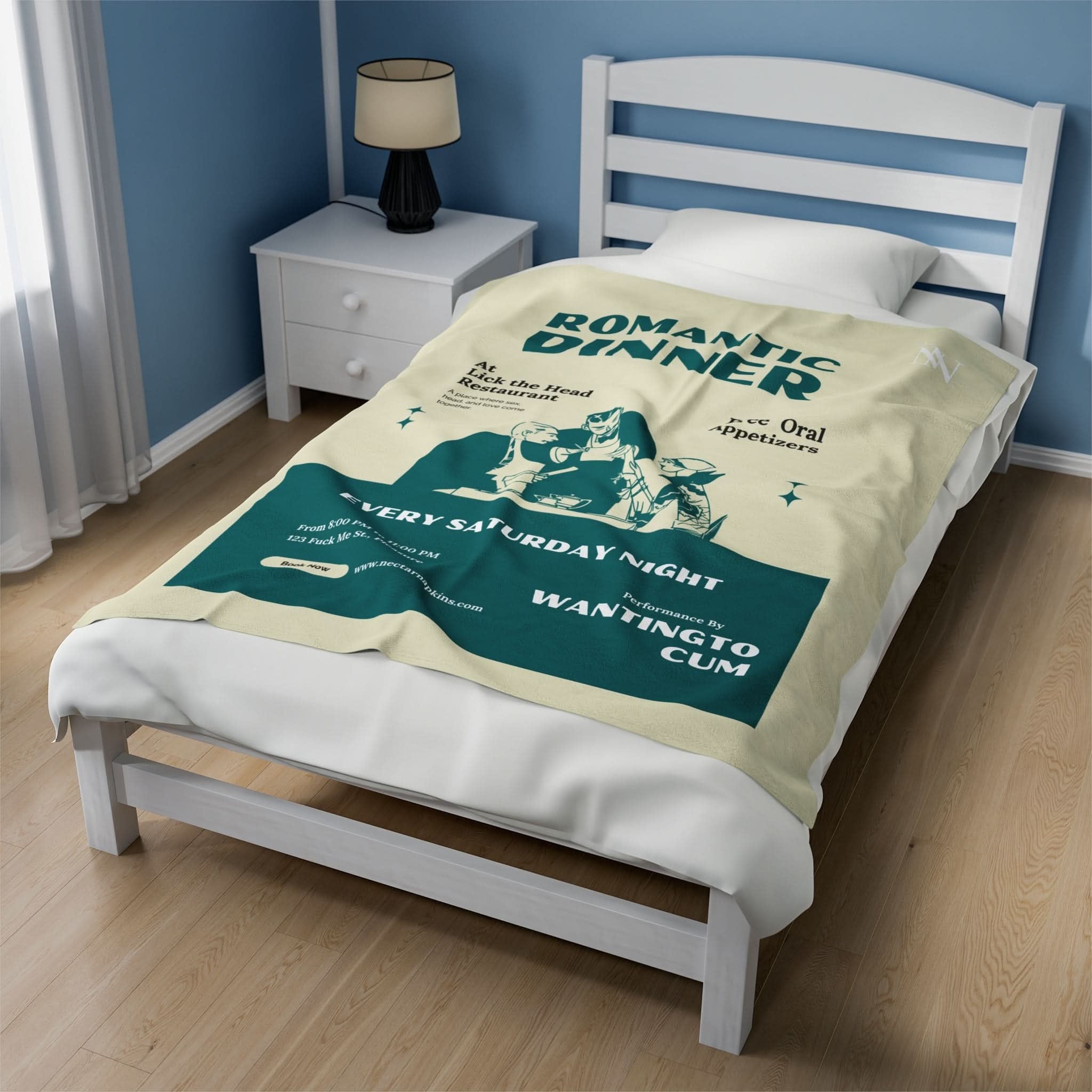 Romantic Dinner | Mix & Match Fun-Flirty Loversā Blankets
