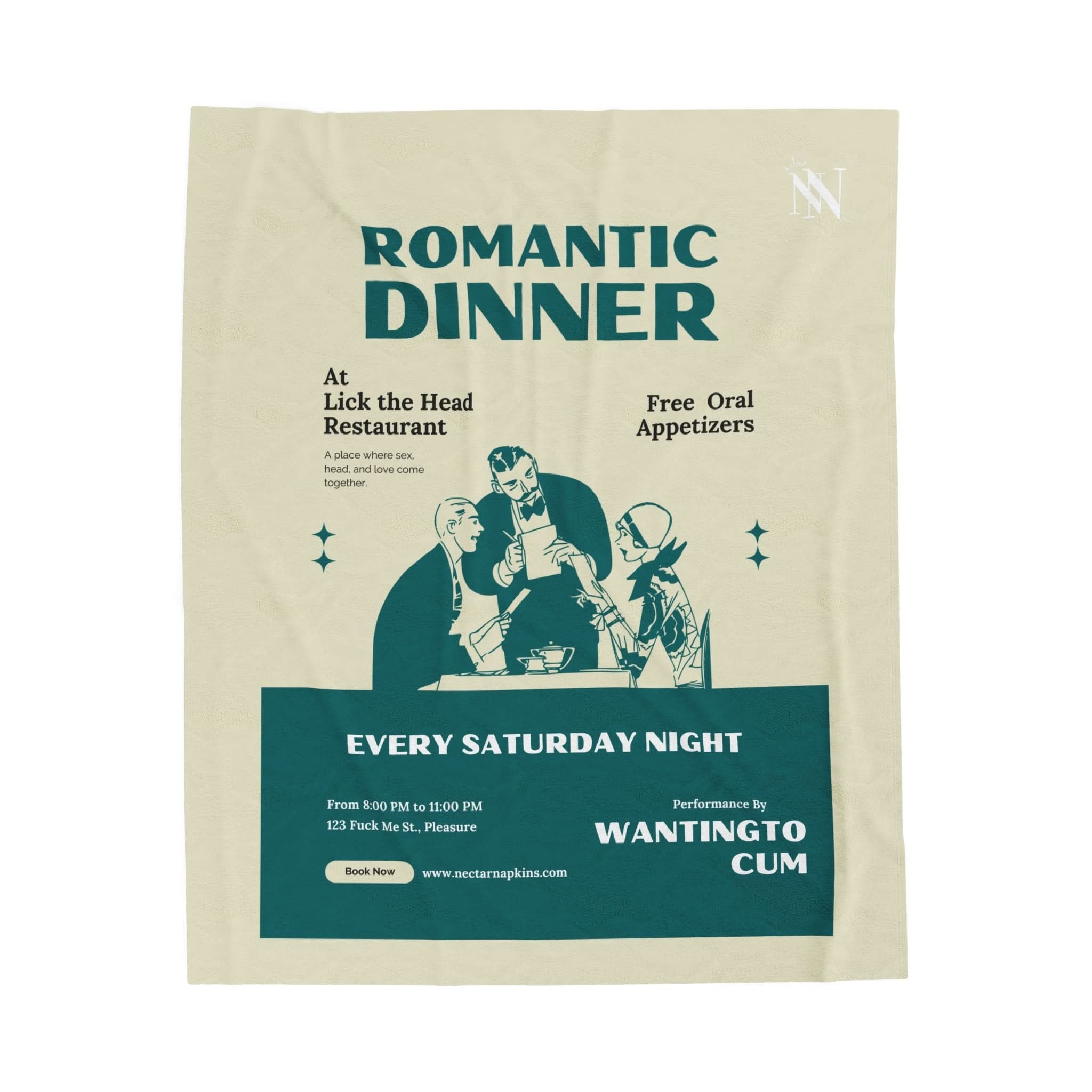 Romantic Dinner | Mix & Match Fun-Flirty Lovers’ Blankets