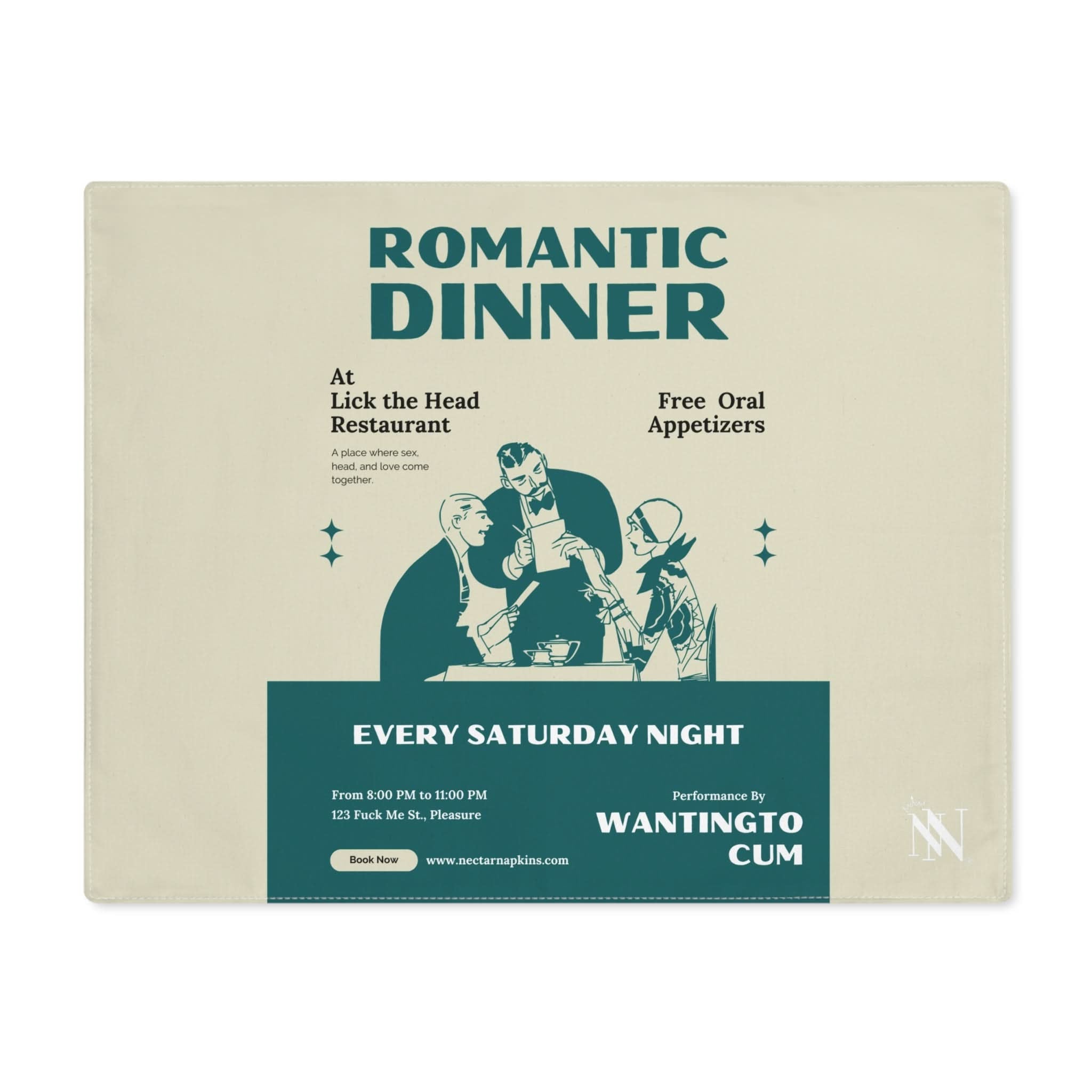 Romantic Dinner | Mix & Match Playful Fun-Flirty Lovers’ Toy Mats