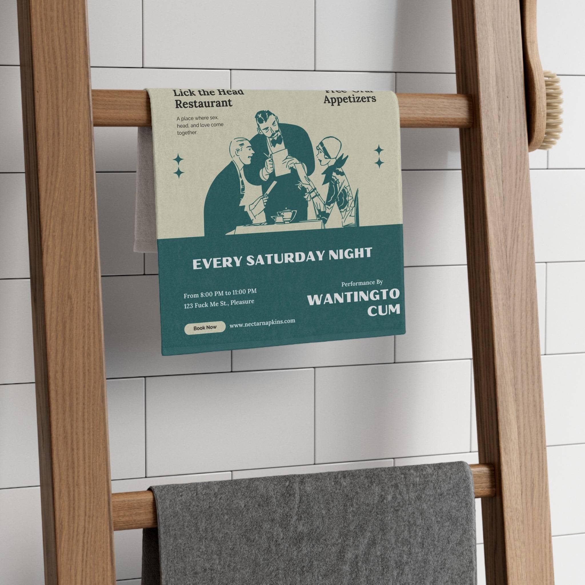 Romantic Dinner | Mix & Match Soft Fun-Flirty Lovers’ Towels