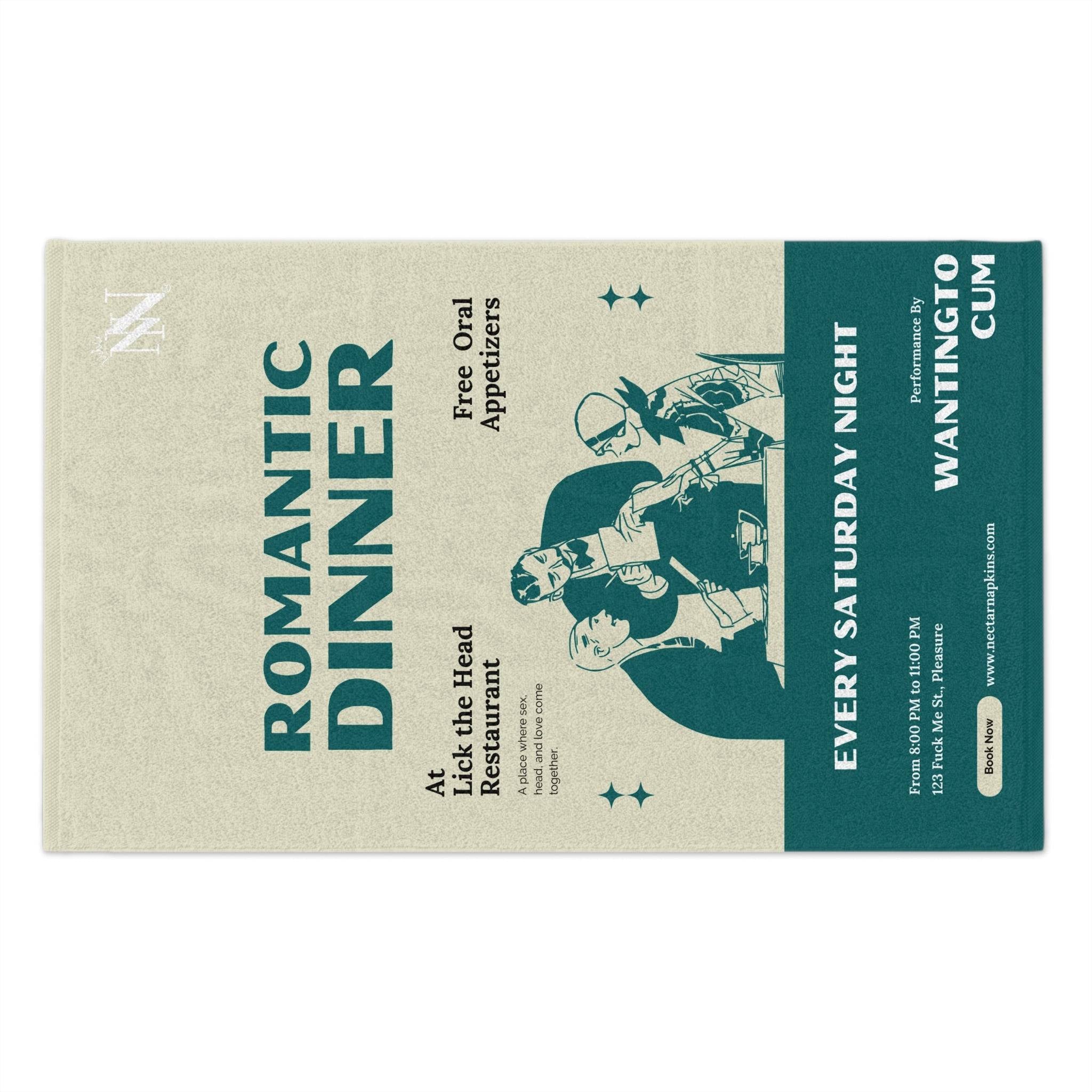 Romantic Dinner | Mix & Match Soft Fun-Flirty Lovers’ Towels