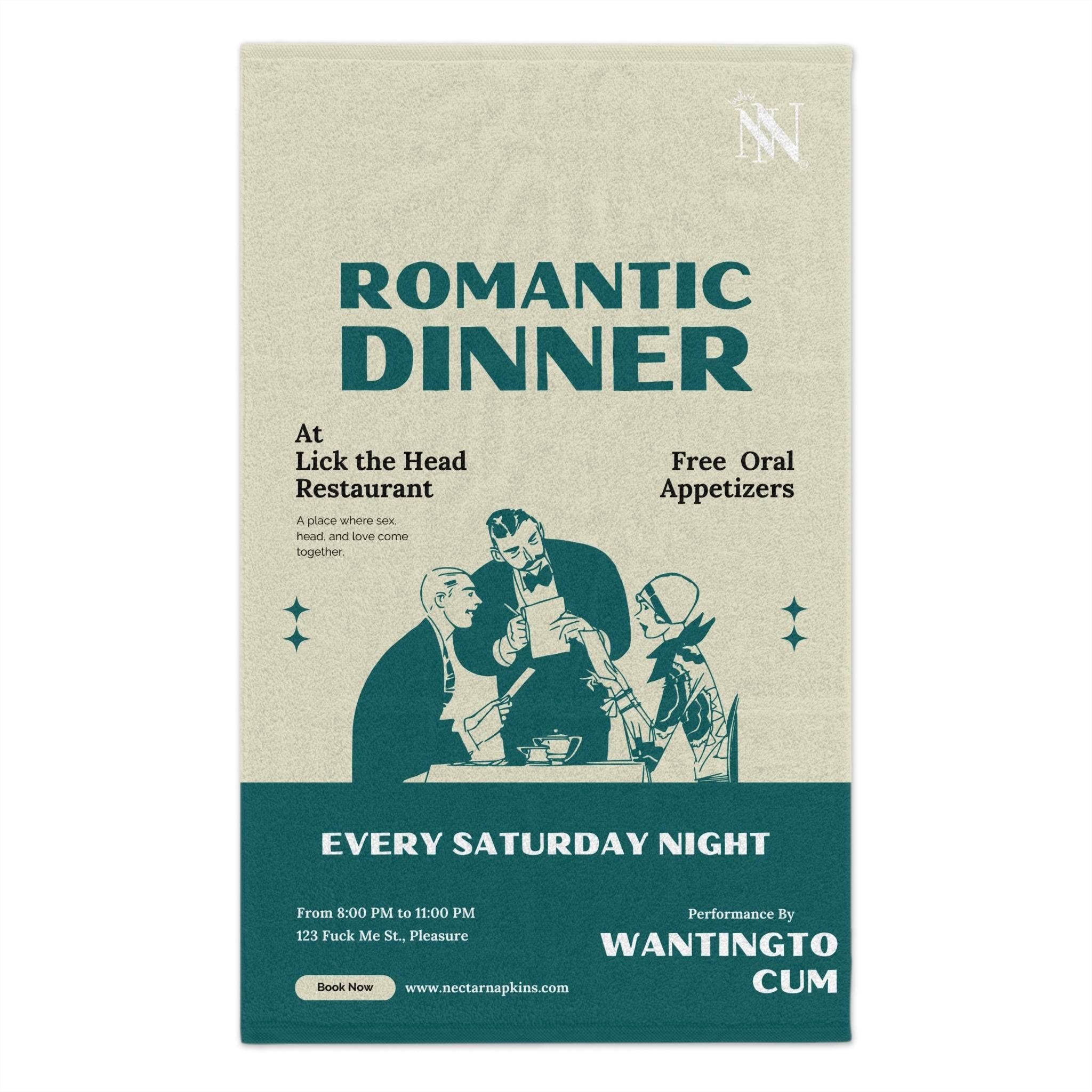 Romantic Dinner | Mix & Match Soft Fun-Flirty Lovers’ Towels