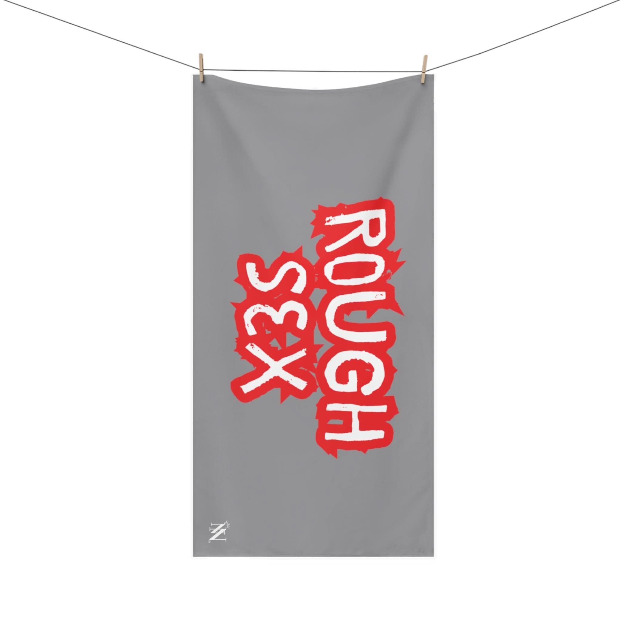 Rough Sex Grey | Mix & Match XL Fun-Flirty Lovers’ Towels