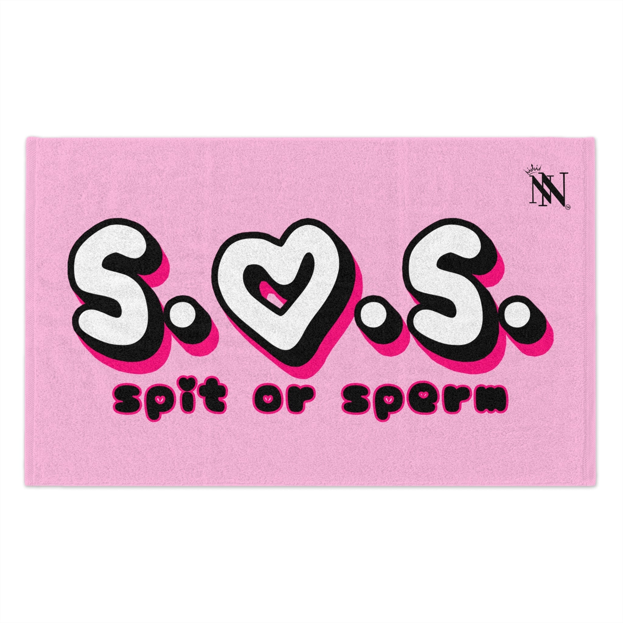 S.O.S. Light Pink | Mix & Match Soft Fun-Flirty Lovers’ Towels
