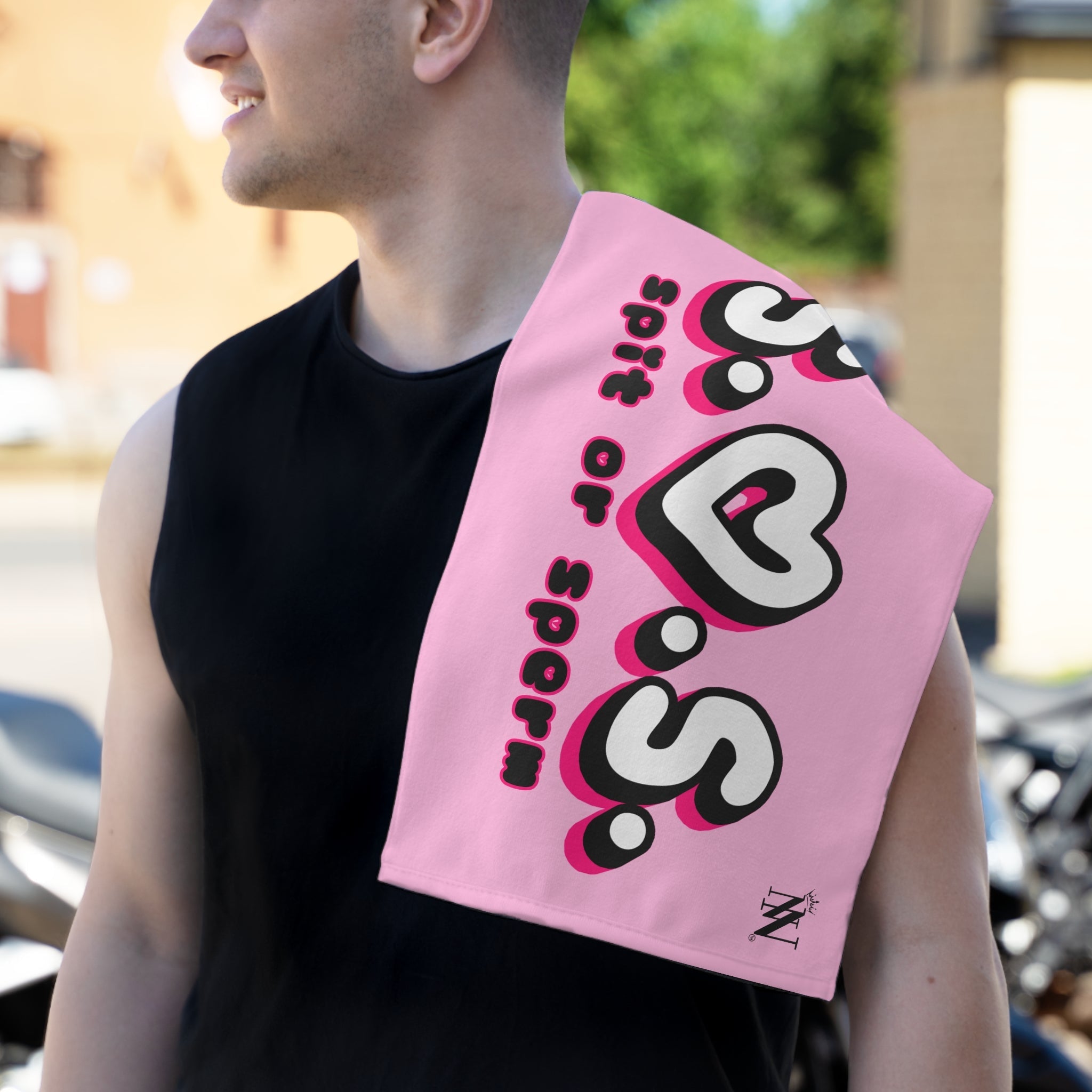 S.O.S. Light Pink | Mix & Match Soft Fun-Flirty Lovers’ Towels