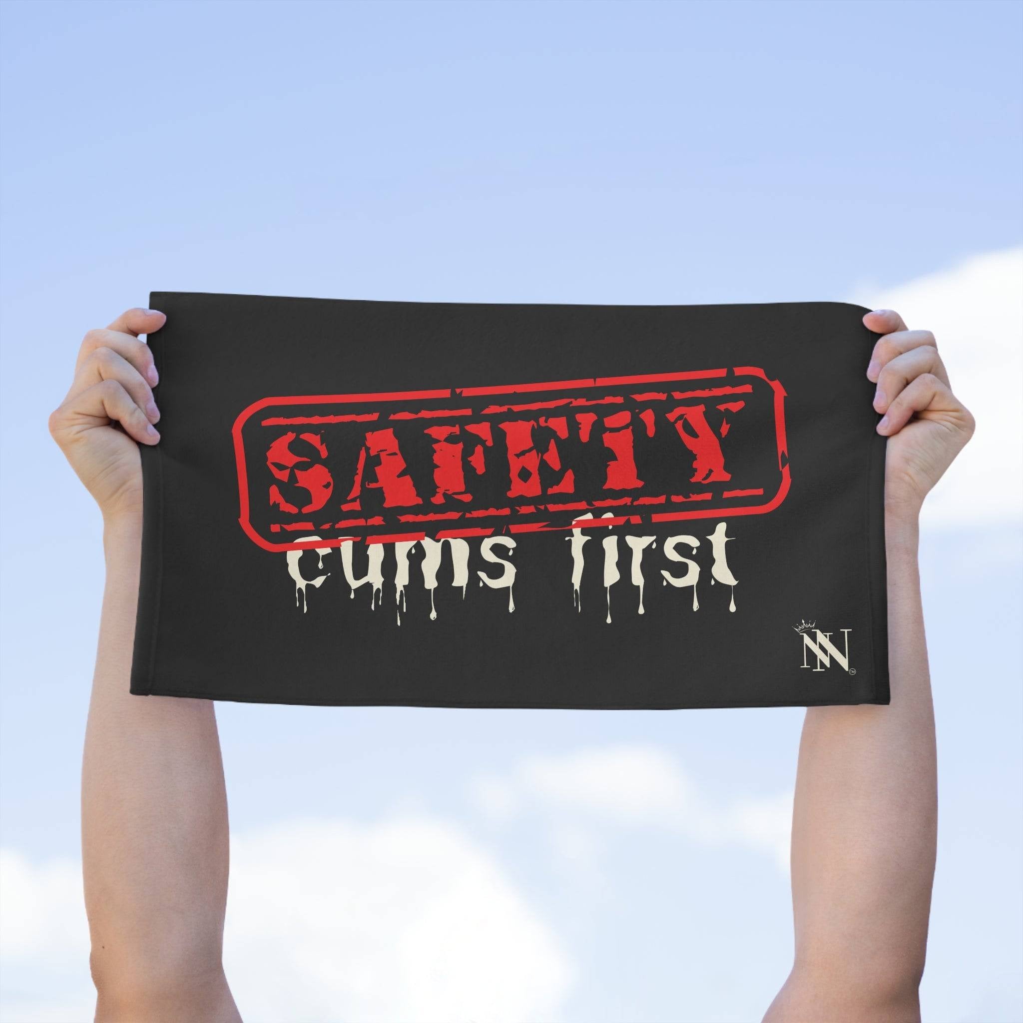 Safety: Cums First | Mix & Match Soft Fun-Flirty Loversâ Towels