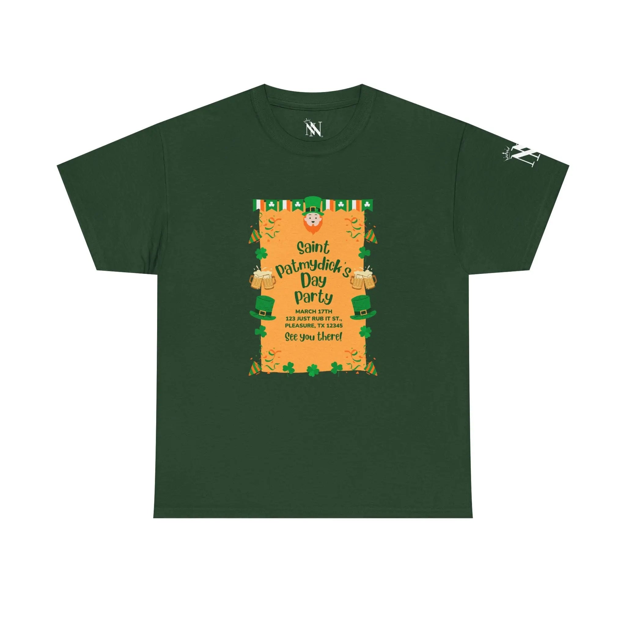 Saint PatMYDICK’s Day Party | Mix & Match 100% Cotton Unisex Fun-Flirty Lovers’ Tees