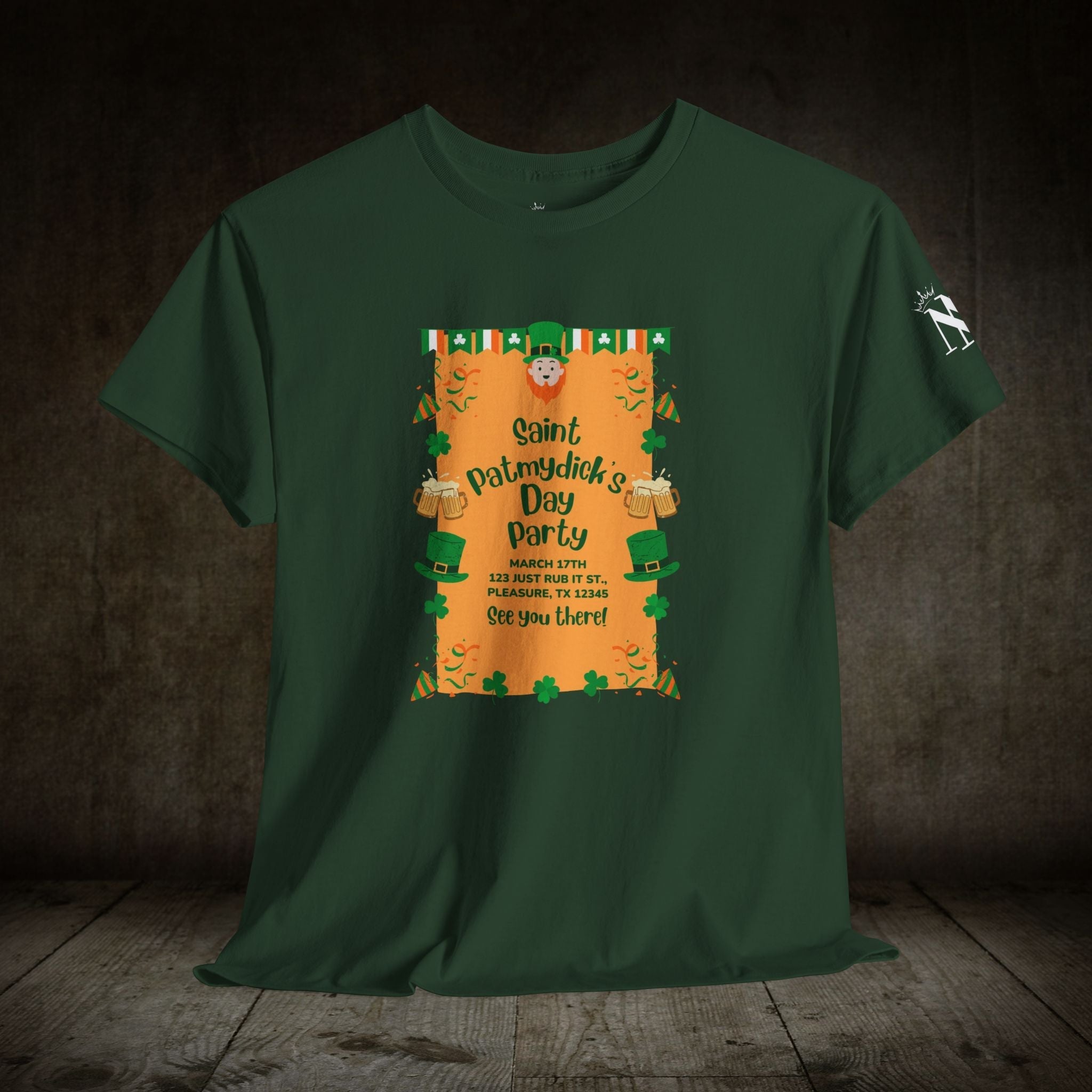 Saint PatMYDICK’s Day Party | Mix & Match 100% Cotton Unisex Fun-Flirty Lovers’ Tees