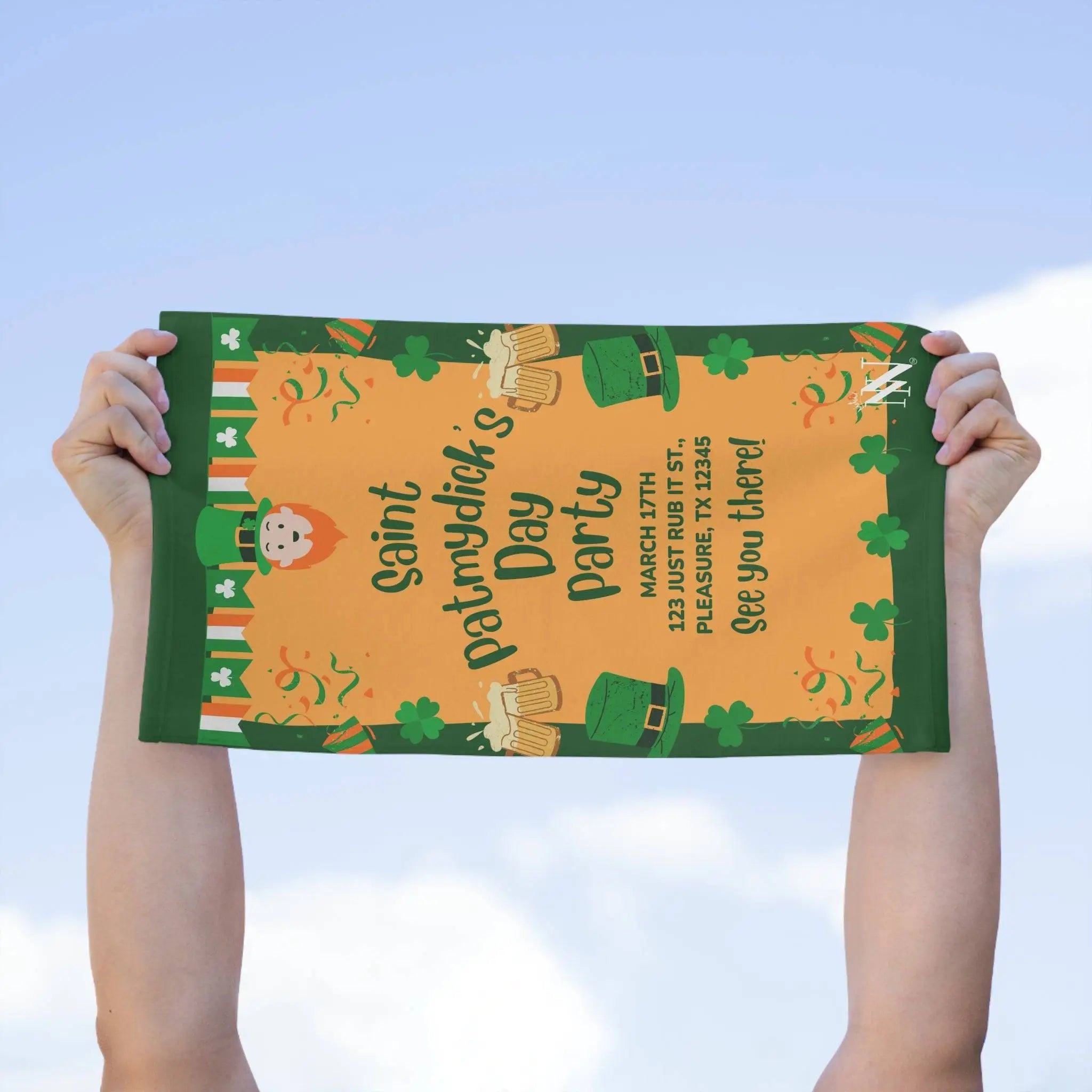 Saint PATMYDICK’s Day Party | Mix & Match Soft Fun-Flirty Lovers’ Towels