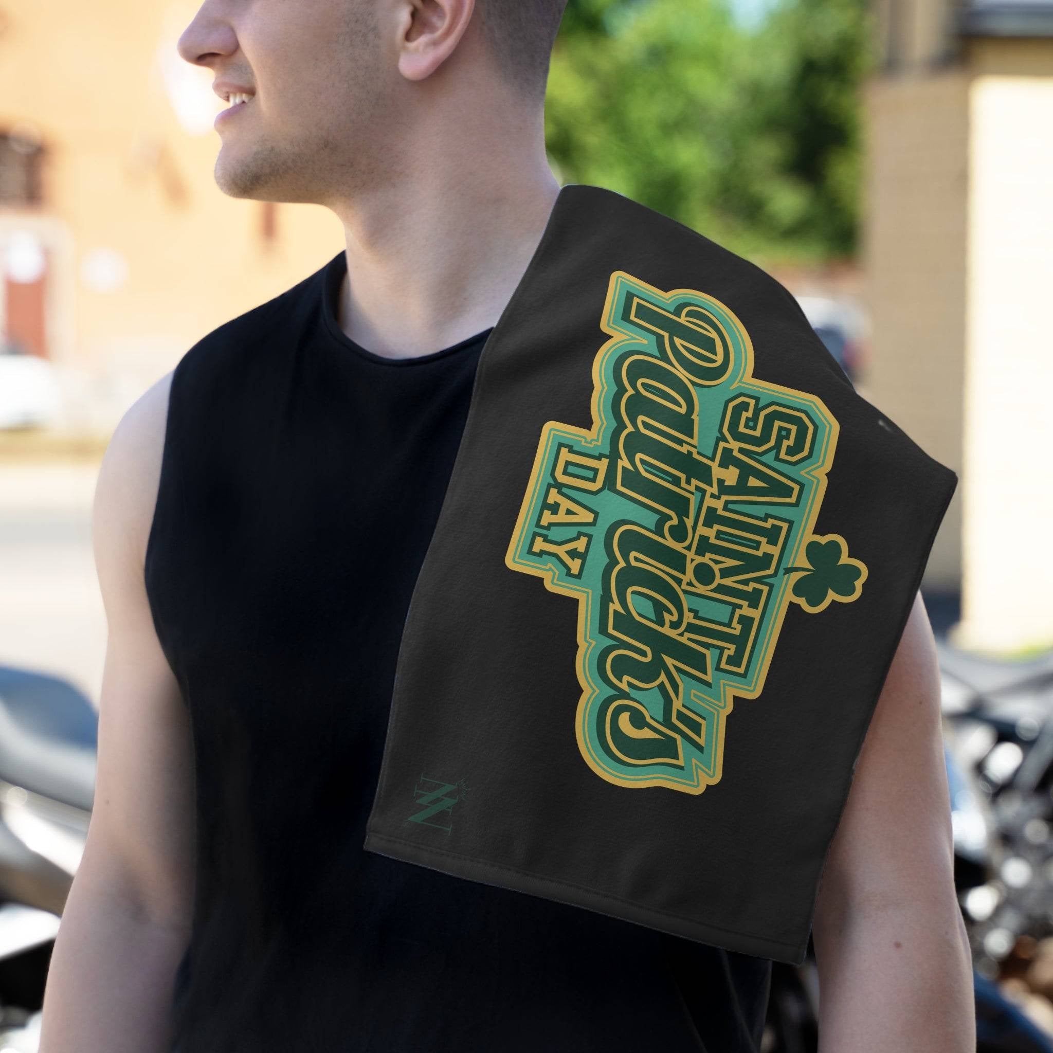 Saint Patrick’s Day Black | Mix & Match Soft Sex Towels | Flirty Lovers’ Gifts