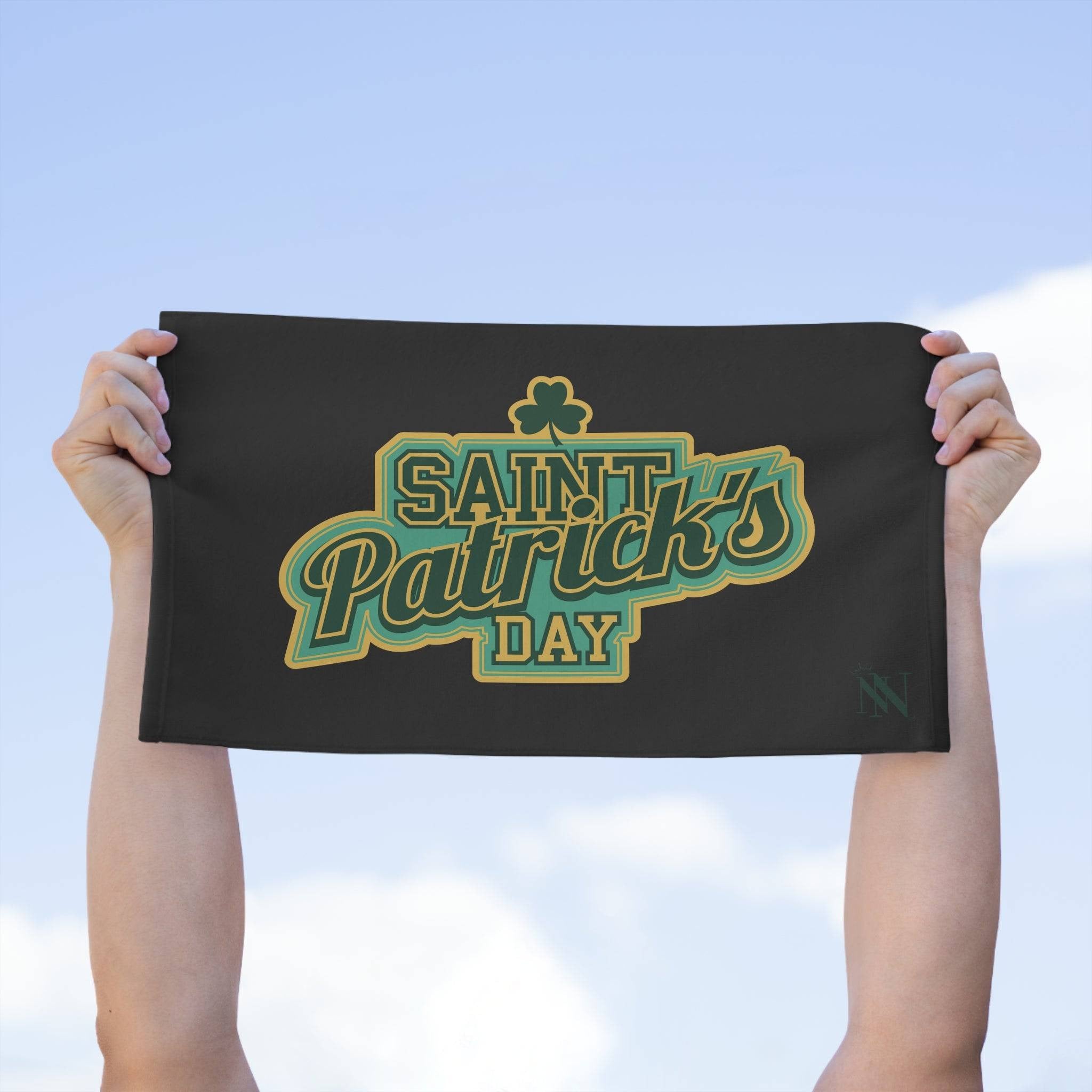 Saint Patrick’s Day Black | Mix & Match Soft Sex Towels | Flirty Lovers’ Gifts