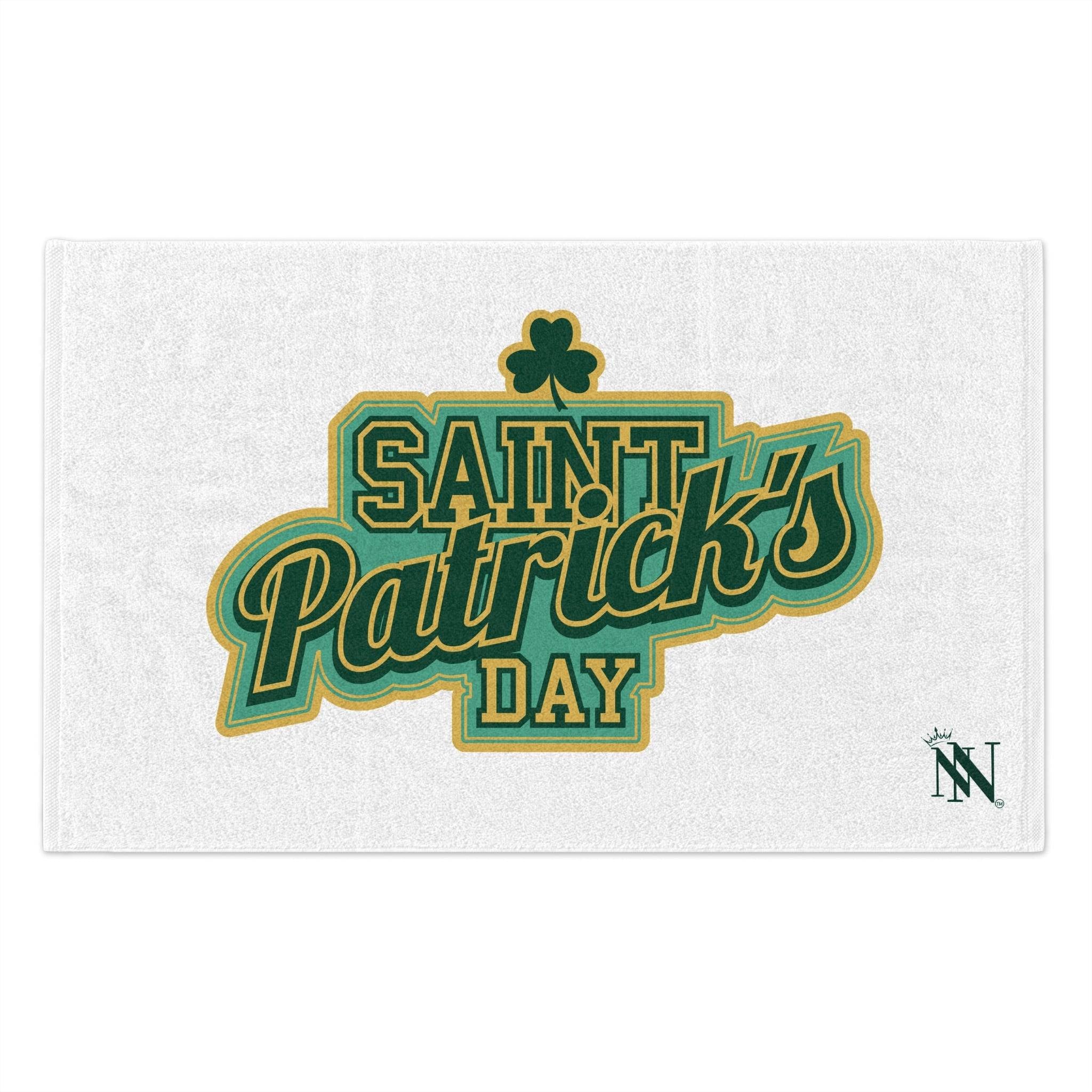 Saint Patrick’s Day White | Mix & Match Soft Fun-Flirty Lovers’ Towels