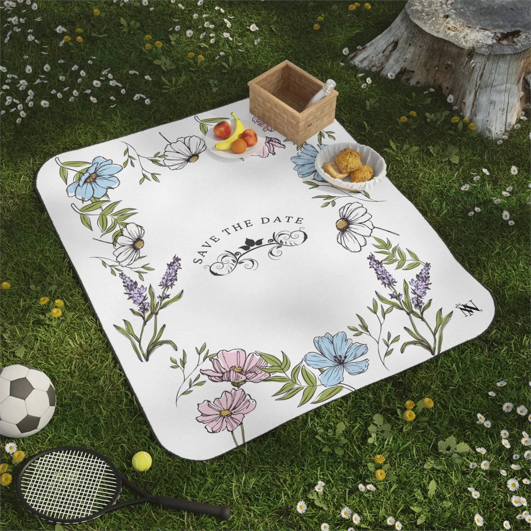 Save the Date | Mix Match Fun-Flirty Lovers’ Water-Resistant Blankets