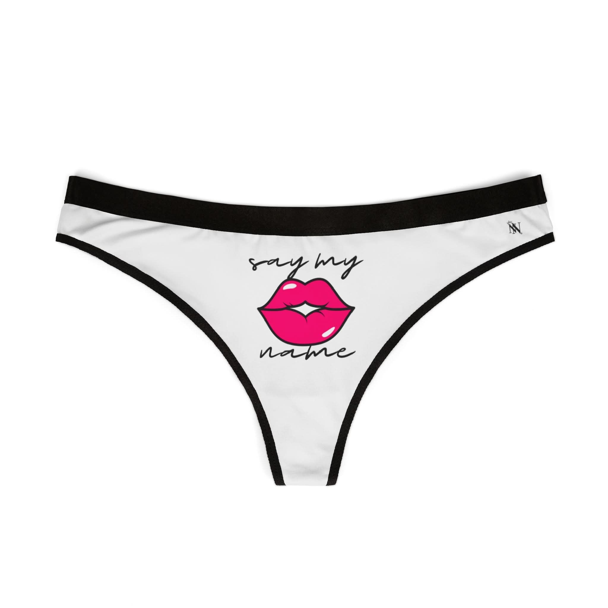 Say My Name | Mix & Match Women’s Fun-Flirty Lovers’ Thongs