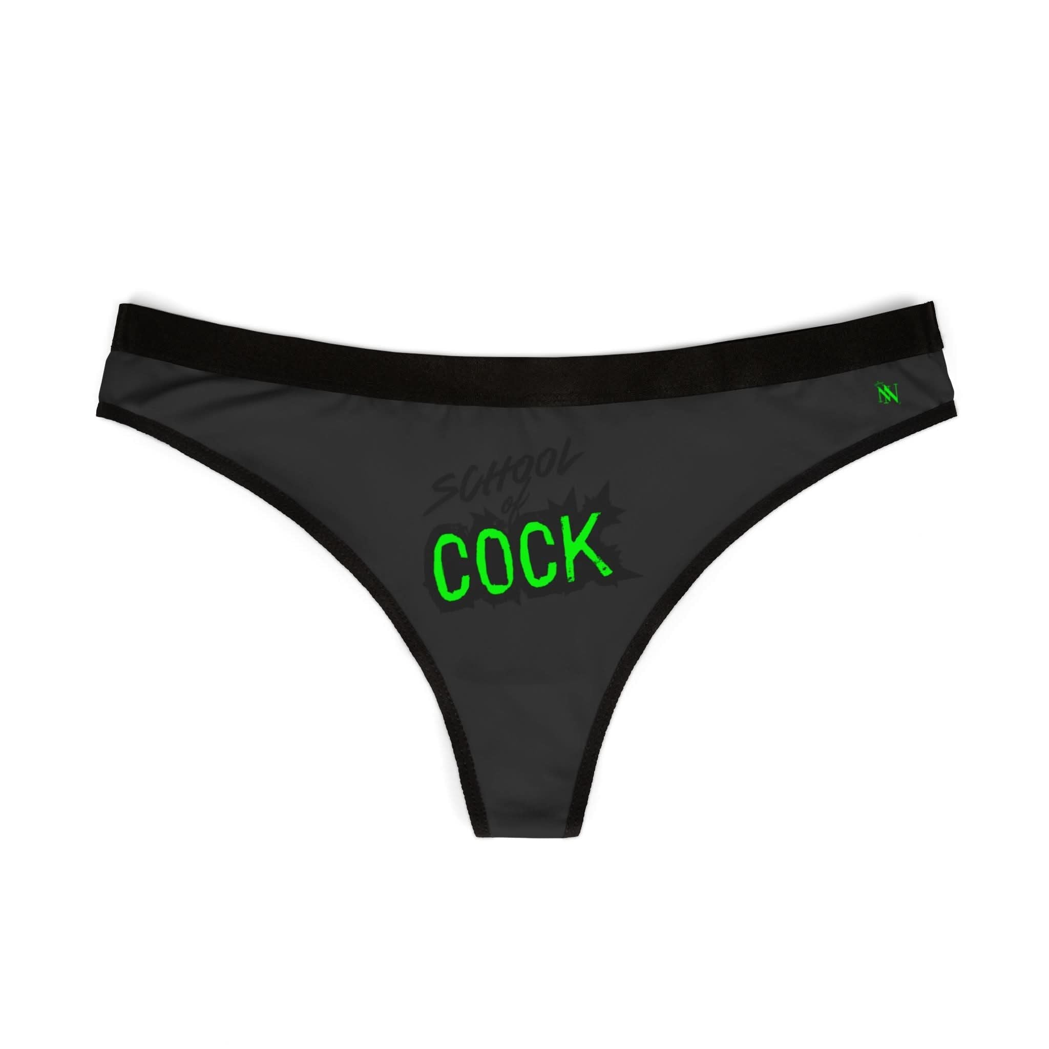 School Of Cock | Mix & Match Women’s Fun-Flirty Lovers’ Thongs