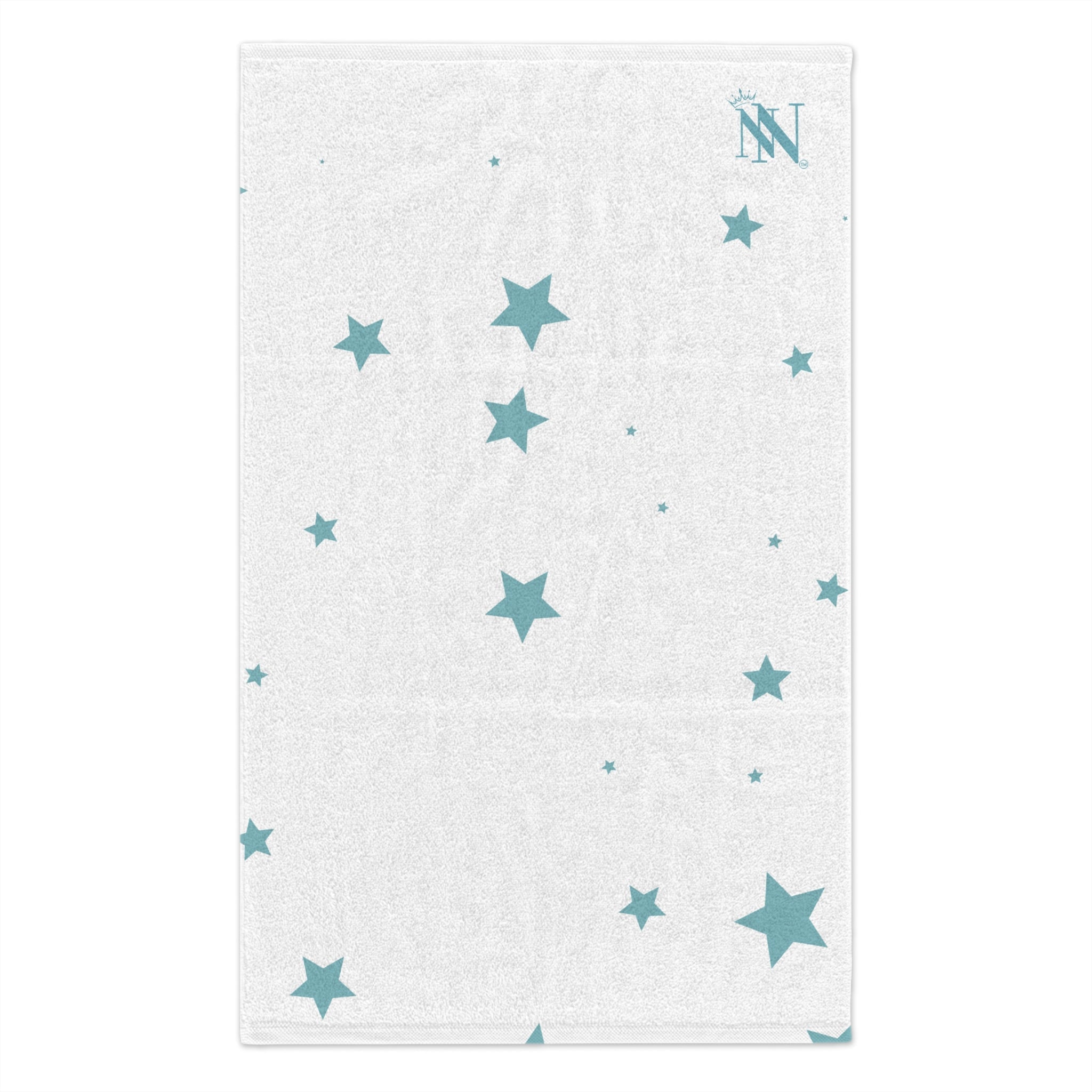 Sea Blue Star Pattern | Mix & Match Soft Fun-Flirty Lovers’ Towels