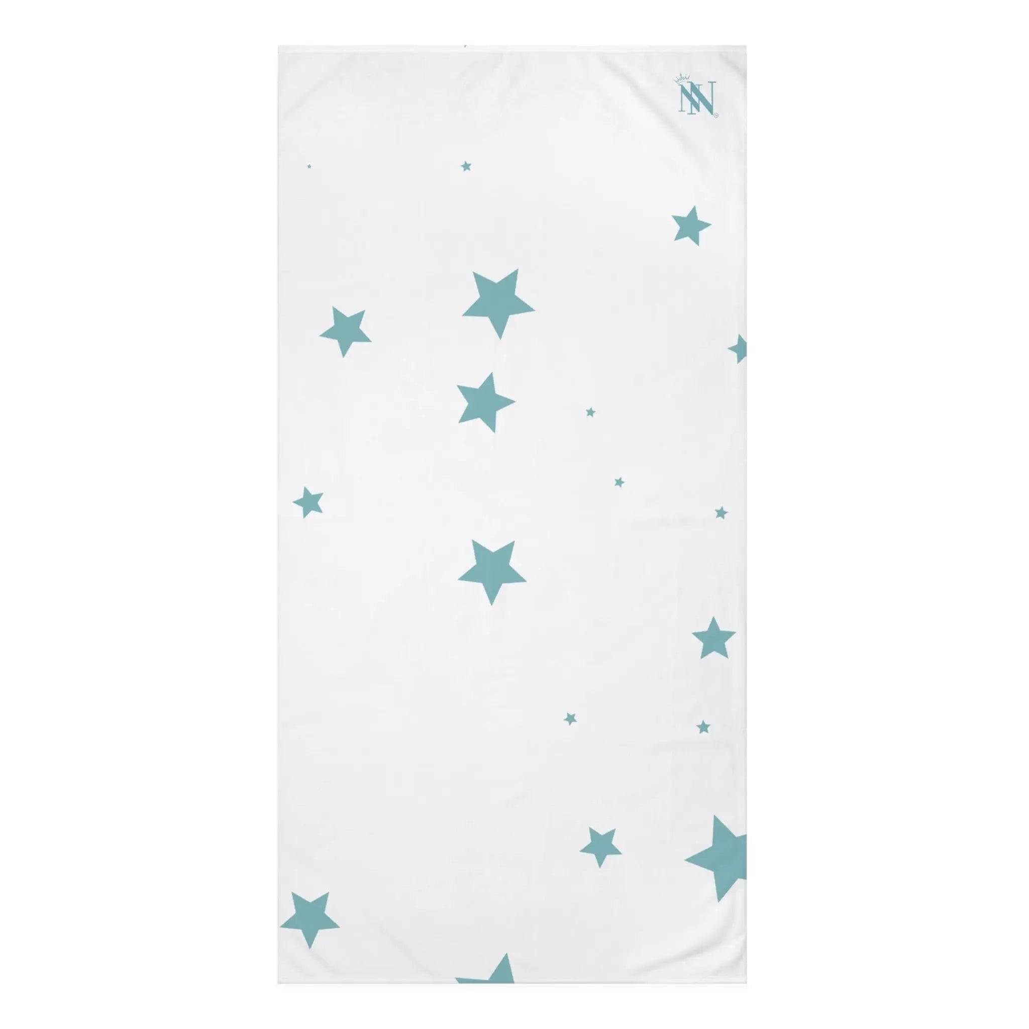 Sea Blue Star Pattern | Mix & Match XL Fun-Flirty Lovers’ Towels
