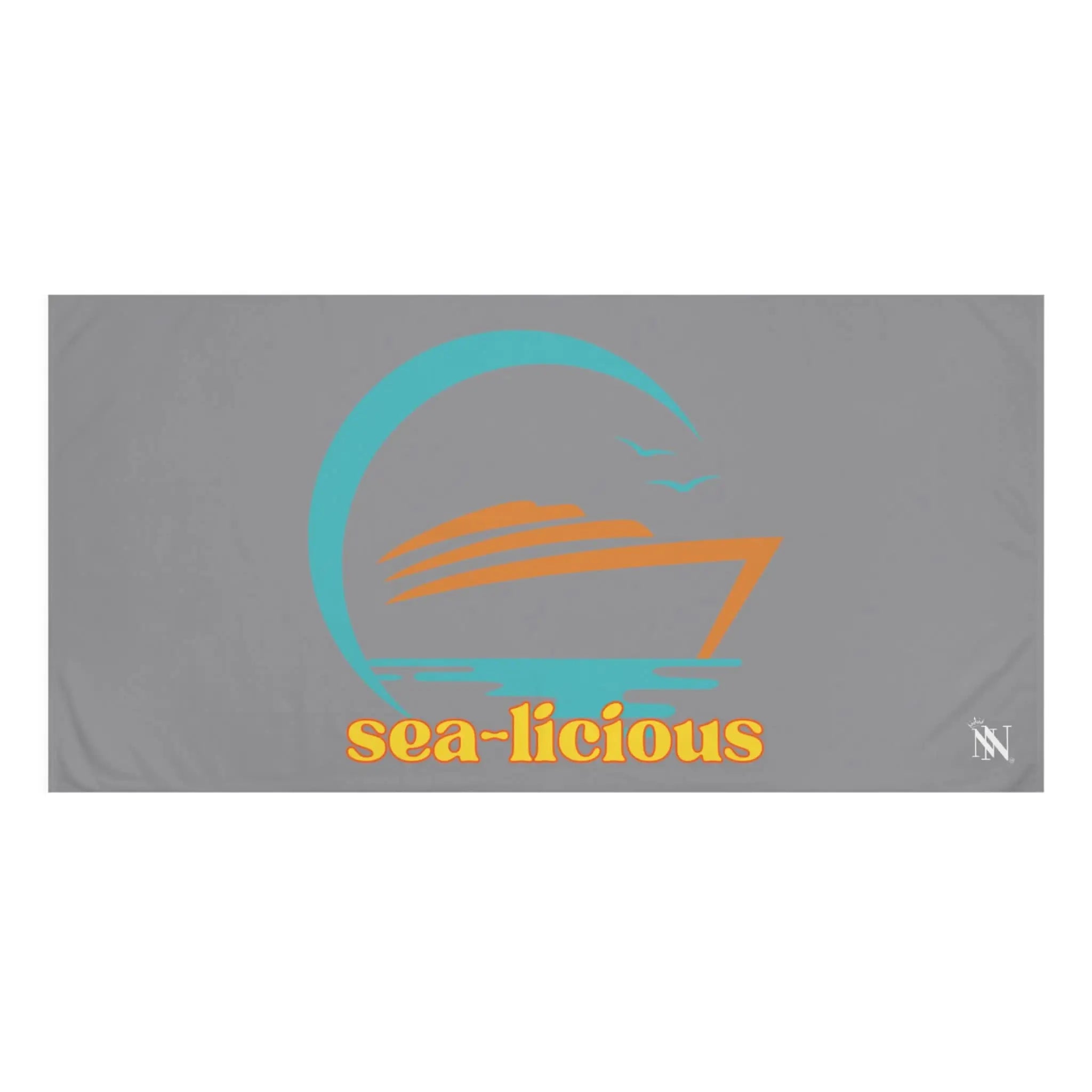 SEA-licious Grey | Mix & Match XL Fun-Flirty Lovers’ Towels