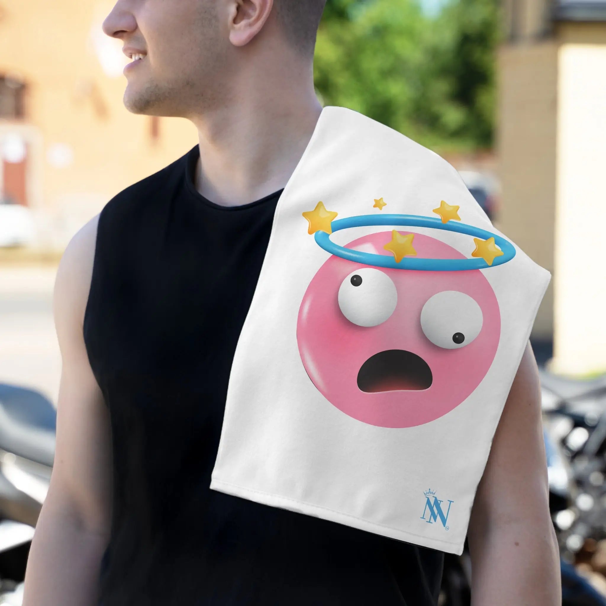 Seeing Stars Emoji | Mix & Match Soft Fun-Flirty Lovers’ Towels