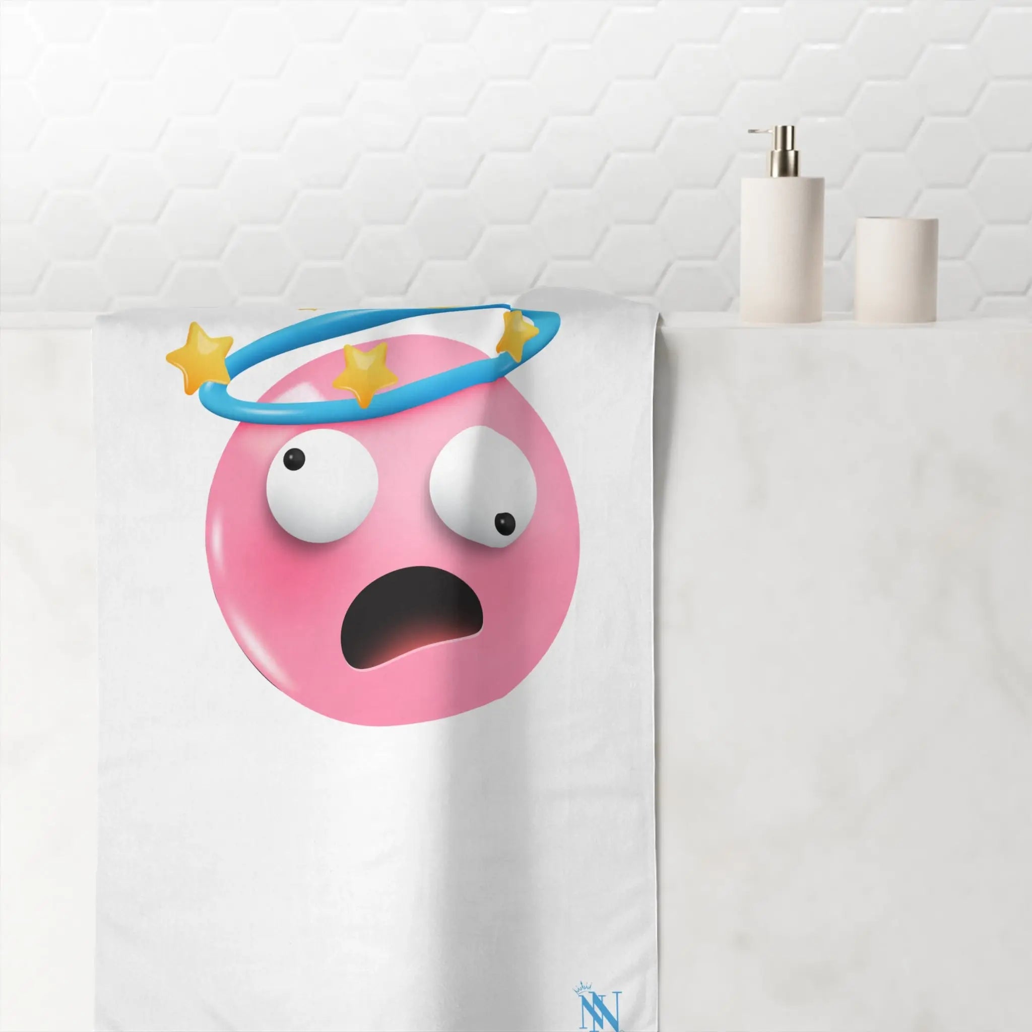 Seeing Stars Emoji | Mix & Match XL Fun-Flirty Lovers’ Towels