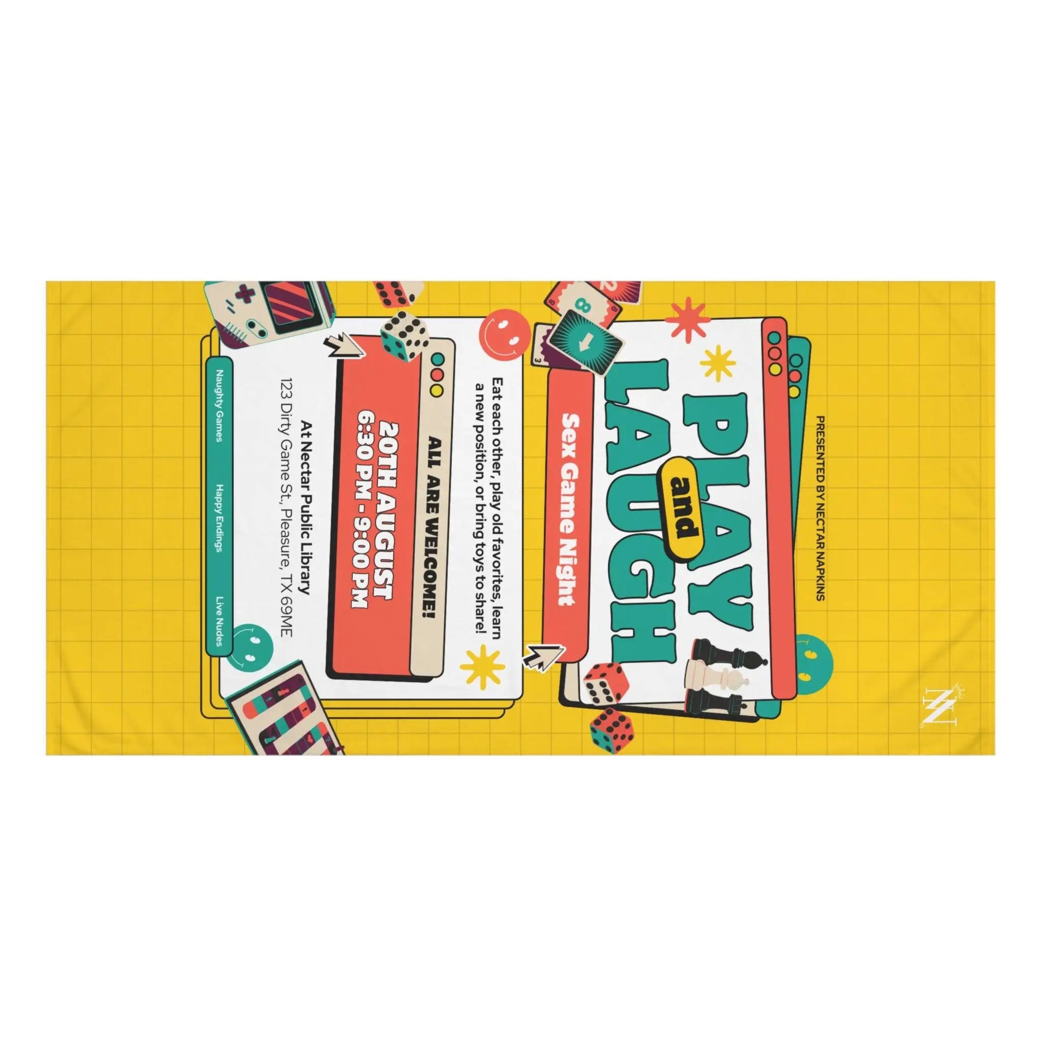 Sex Game Night | Mix & Match Naughty XL Fun-Flirty Lovers’ Towels