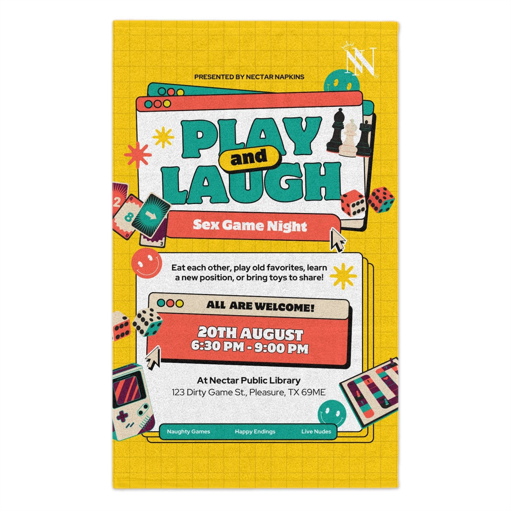 Sex Game Night | Mix & Match Soft Fun-Flirty Lovers’ Towels