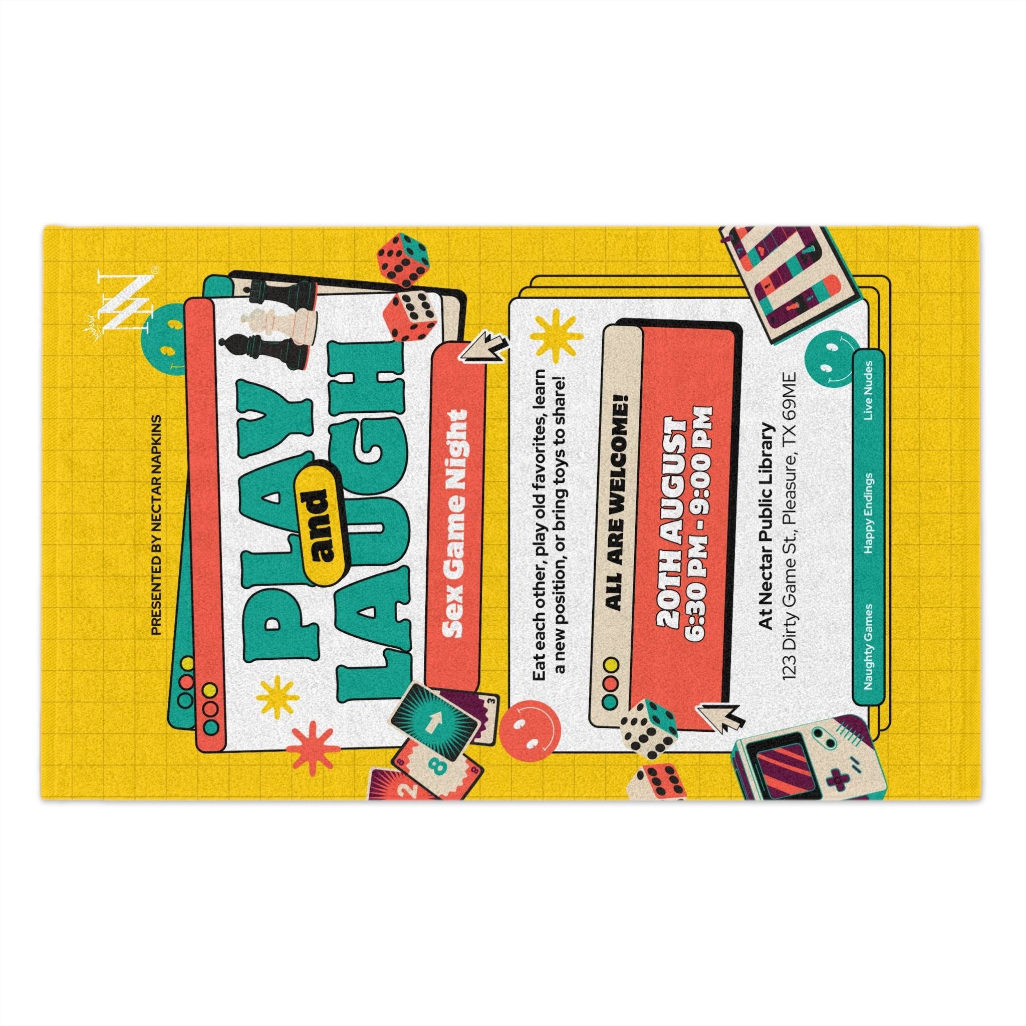 Sex Game Night | Mix & Match Soft Fun-Flirty Lovers’ Towels