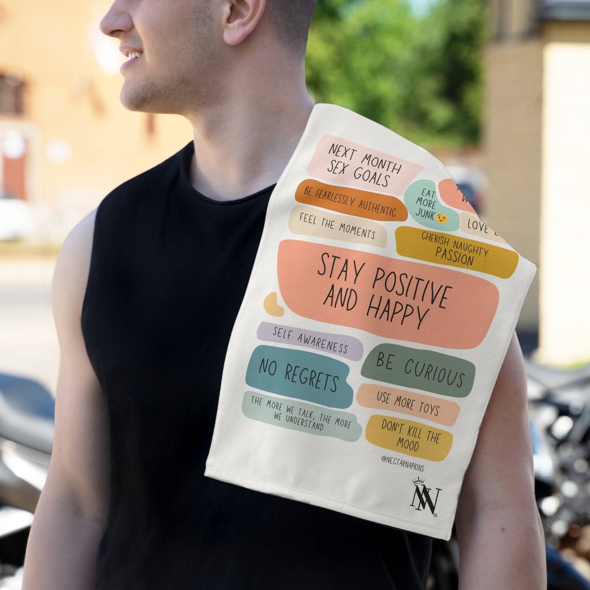 Sex Goals | Mix & Match Soft Fun-Flirty Lovers’ Towels