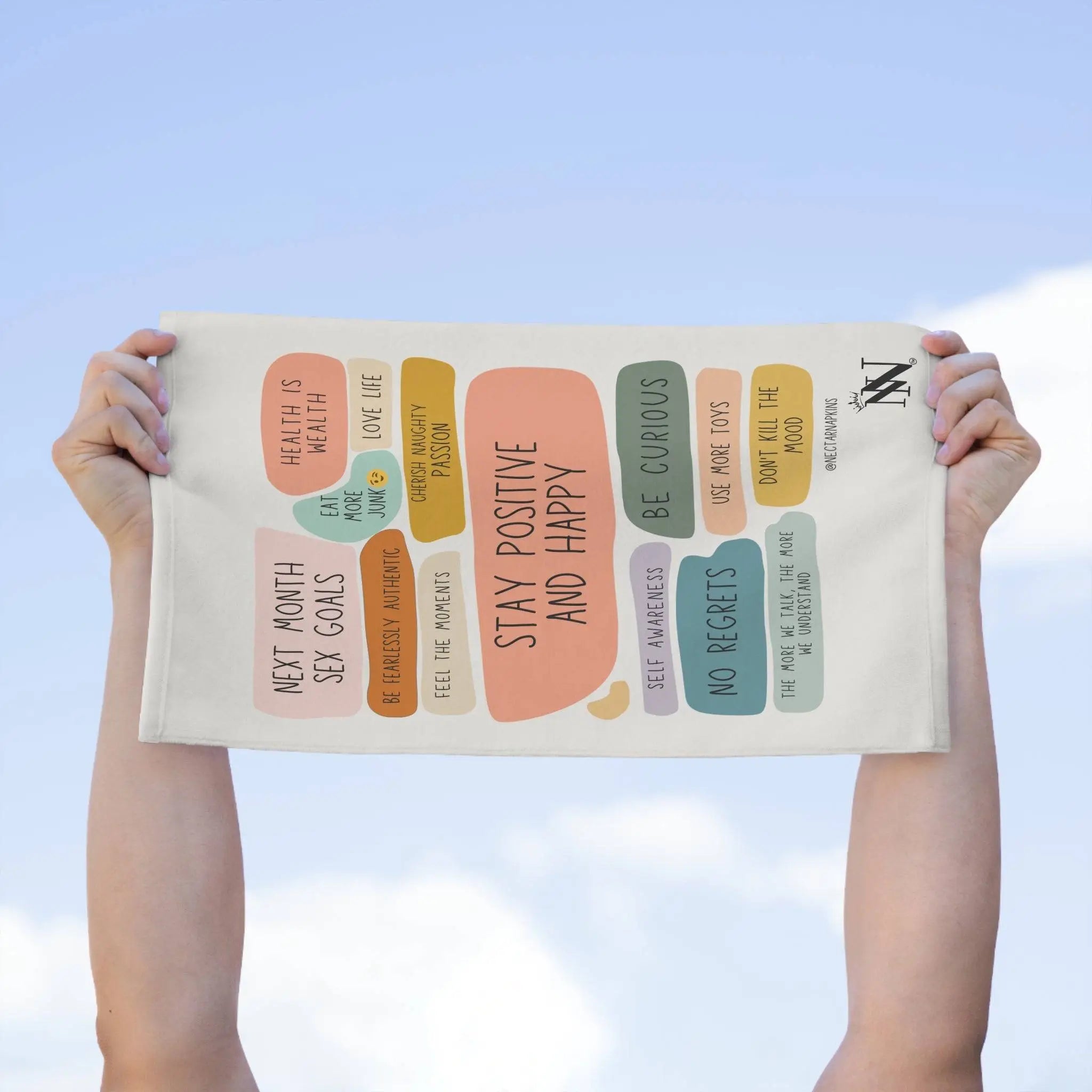 Sex Goals | Mix & Match Soft Fun-Flirty Lovers’ Towels