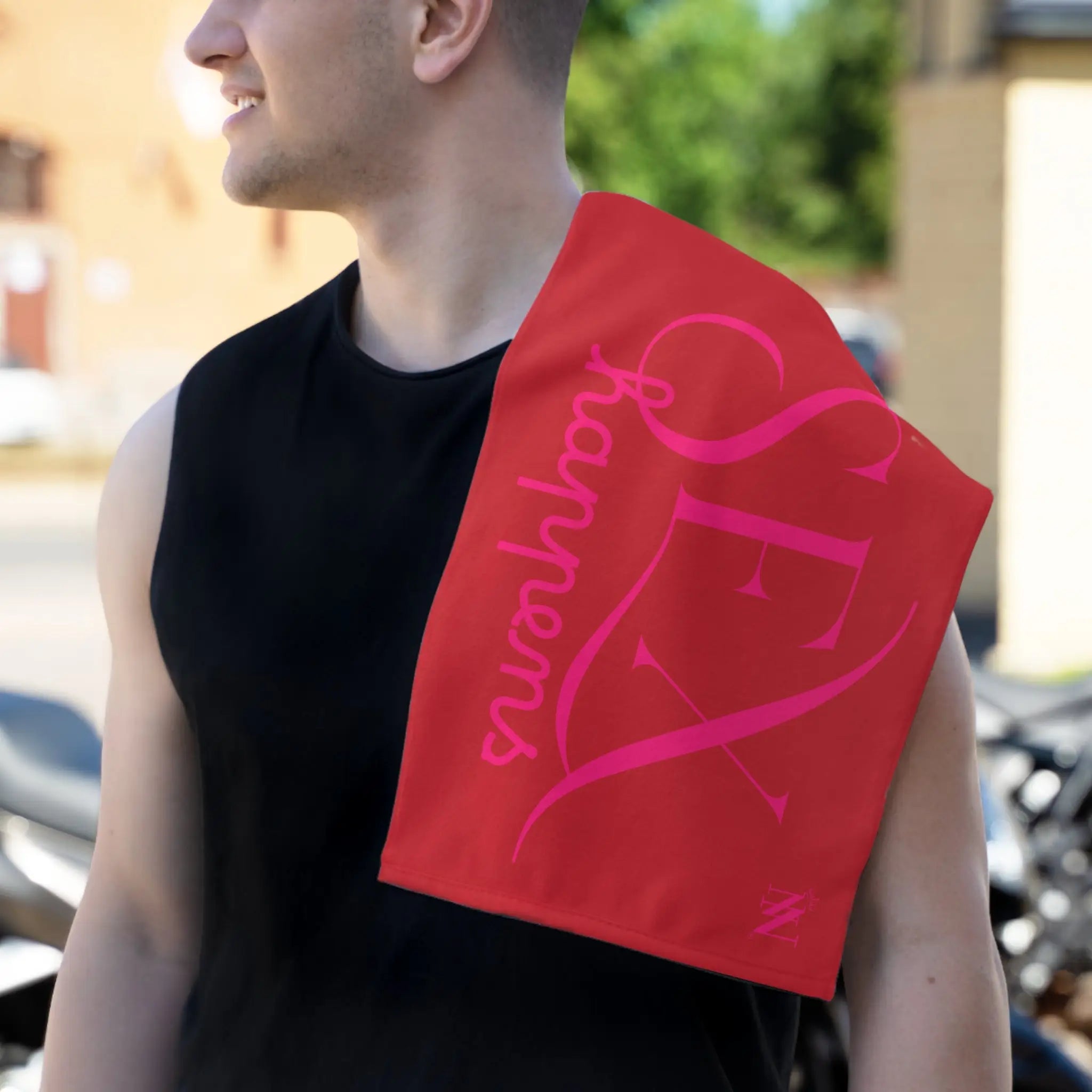Sex Happens Red | Mix & Match Soft Fun-Flirty Lovers’ Towels
