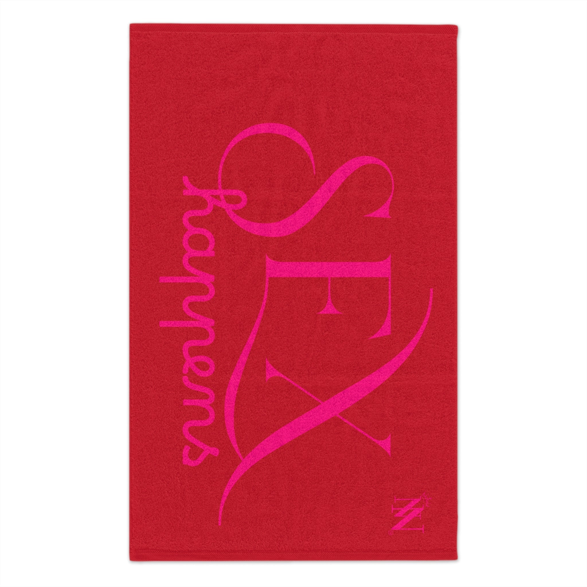 Sex Happens Red | Mix & Match Soft Fun-Flirty Lovers’ Towels