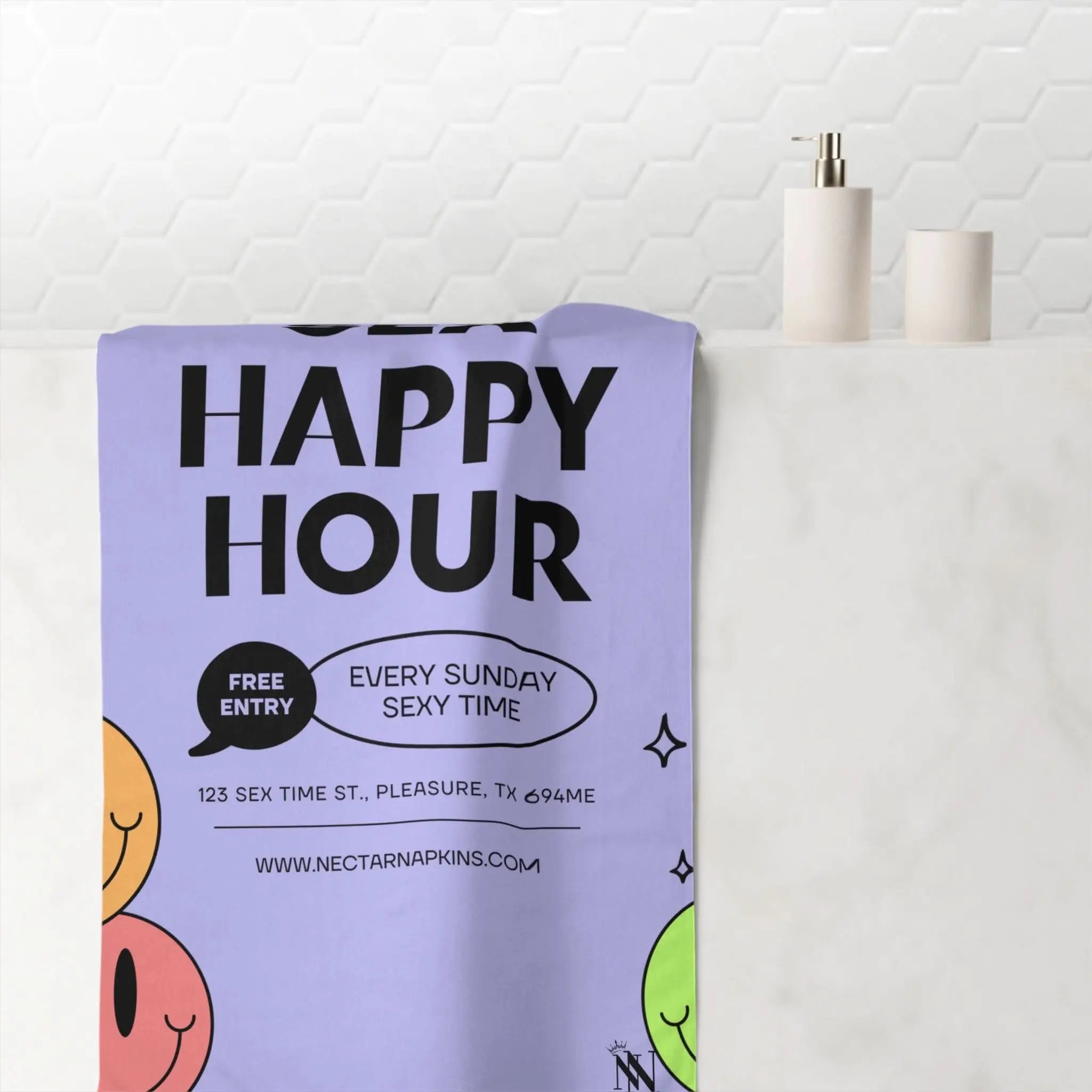 Sex Happy Hour | Mix & Match Naughty XL Fun-Flirty Lovers’ Towels
