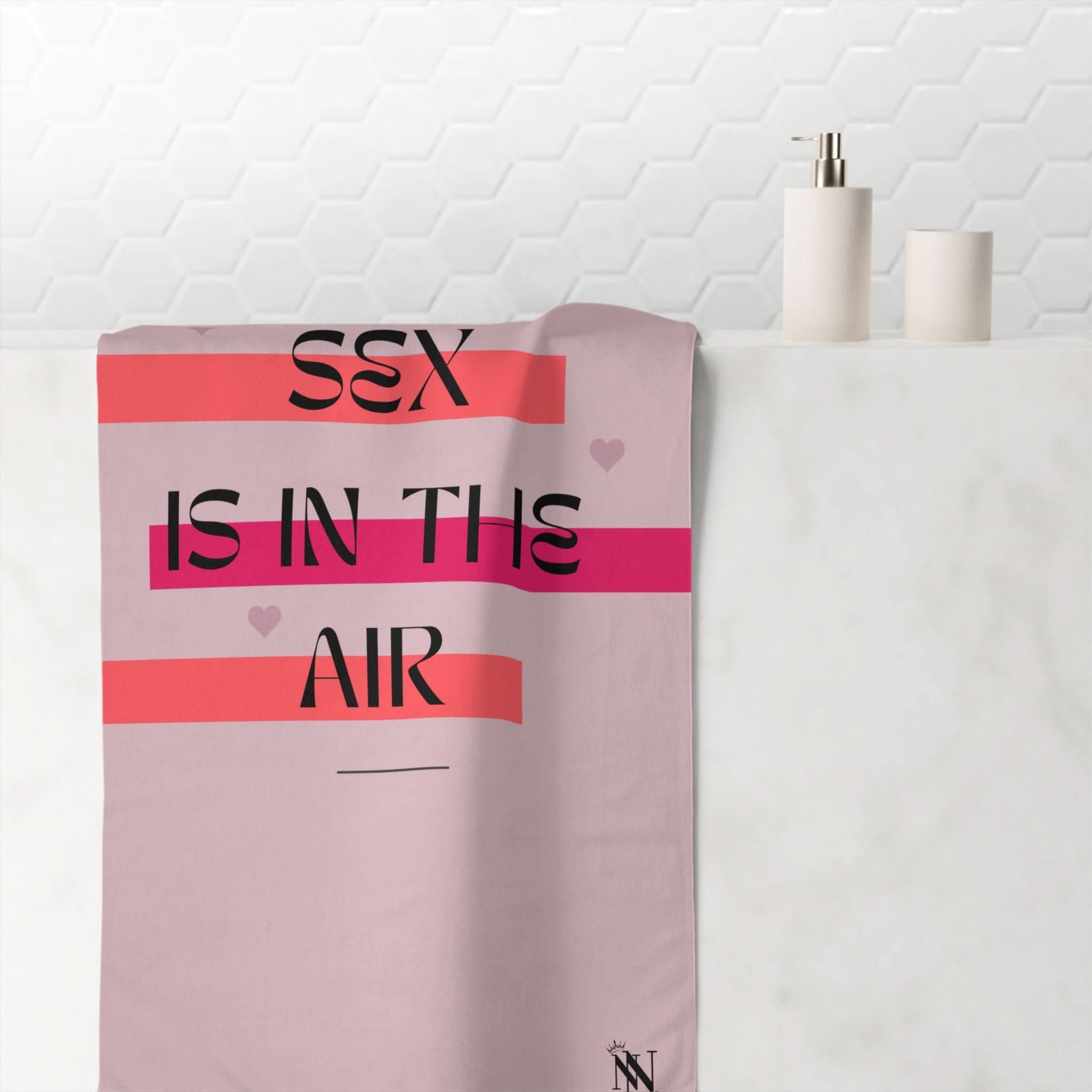 Sex is in the Air | Mix & Match Naughty XL Fun-Flirty Lovers’ Towels