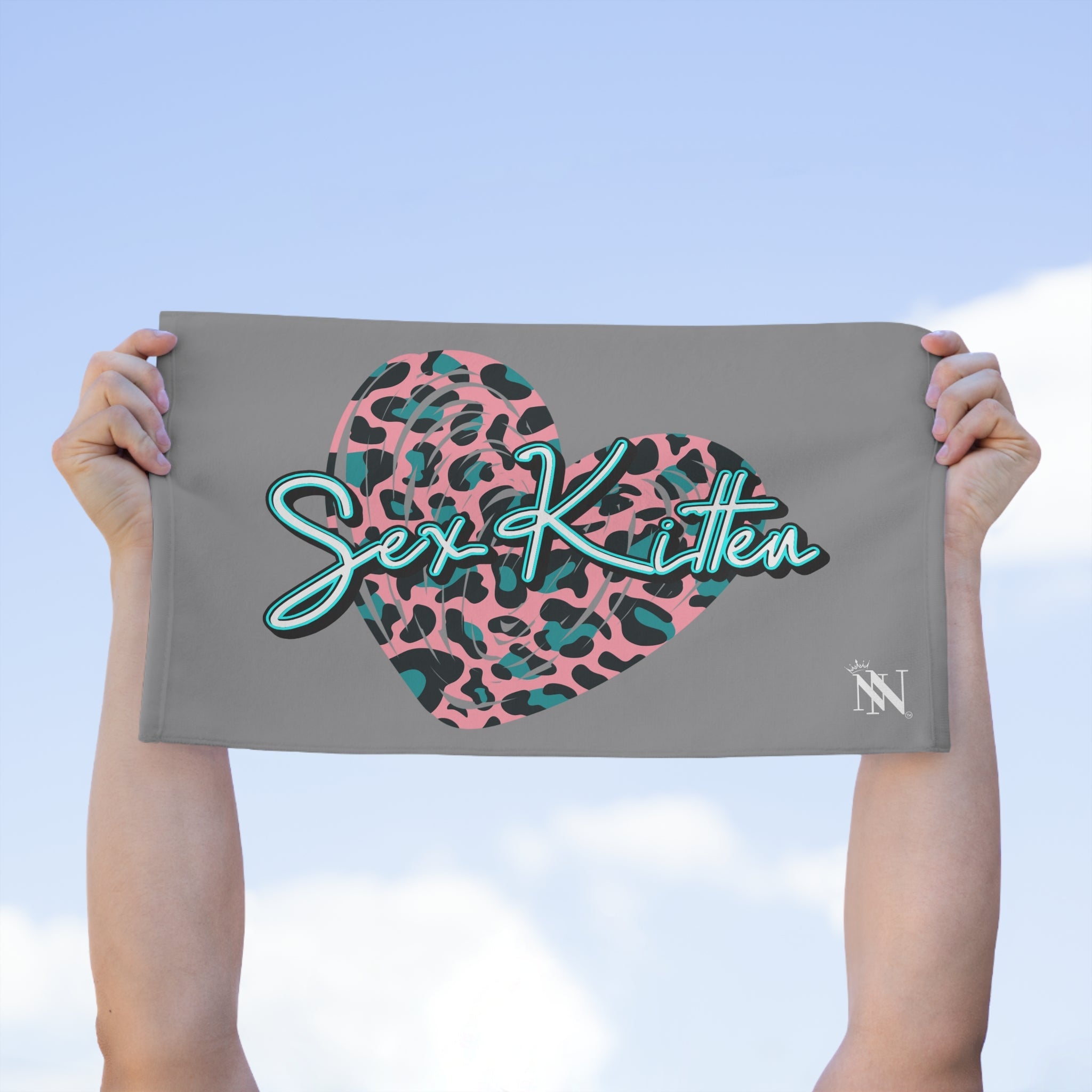 Sex Kitten Grey | Mix & Match Soft Fun-Flirty Lovers’ Towels