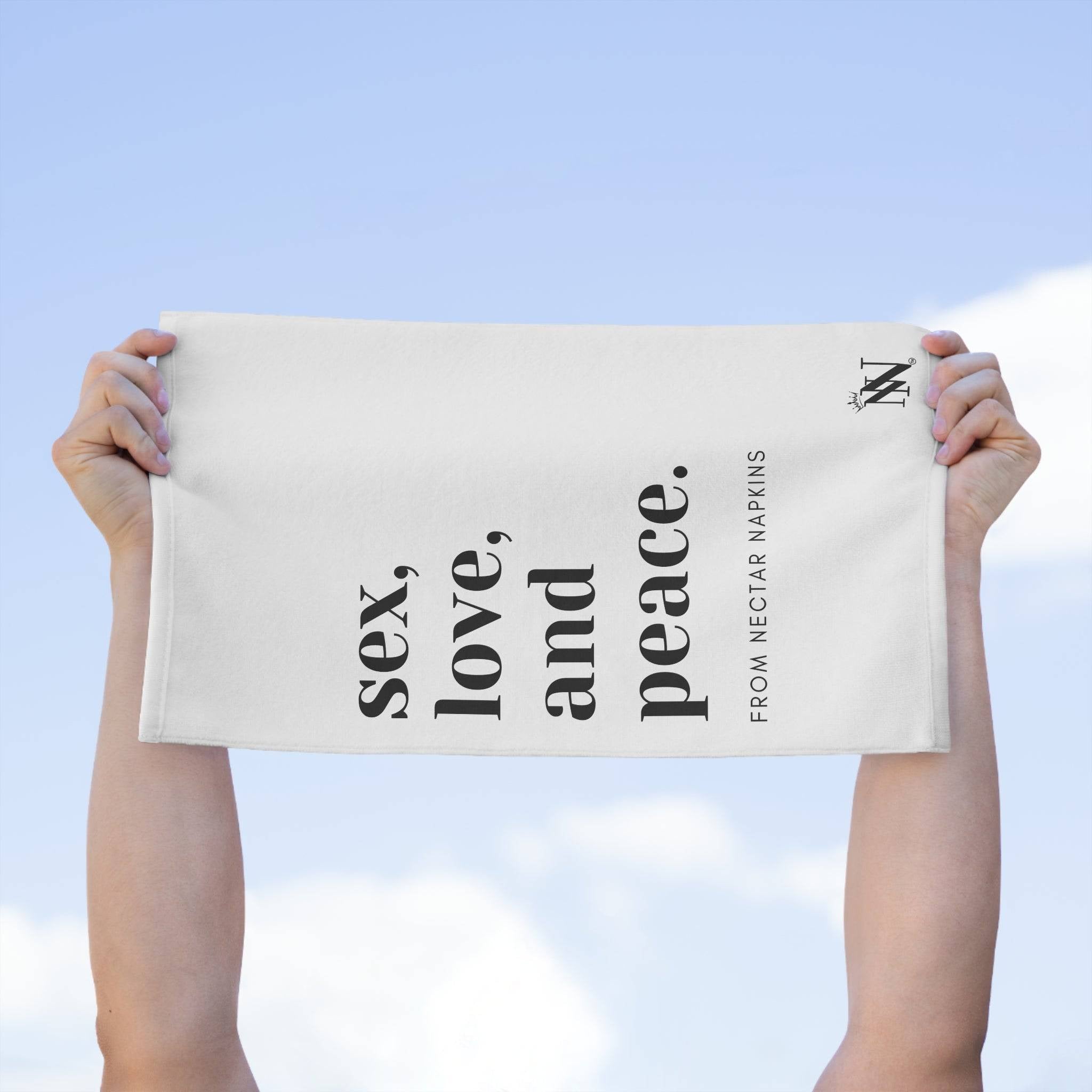 Sex Love & Peace | Mix & Match Soft Fun-Flirty Lovers’ Towels