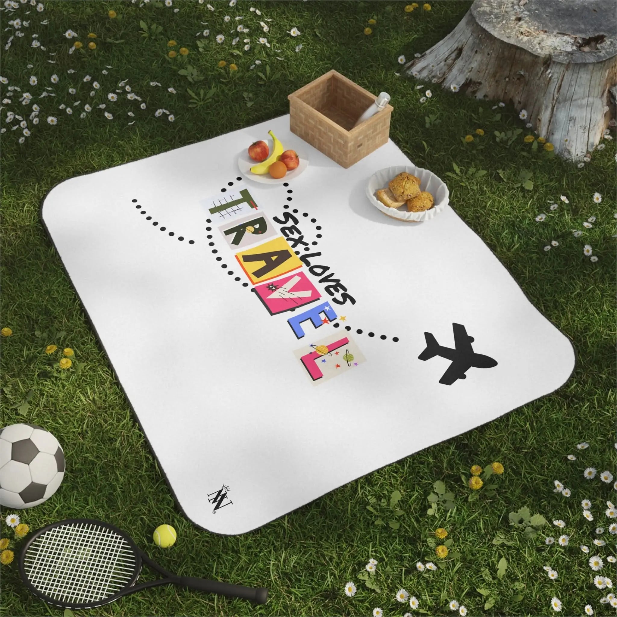 Sex Loves Travel | Mix Match Fun-Flirty Lovers’ Water-Resistant Blankets