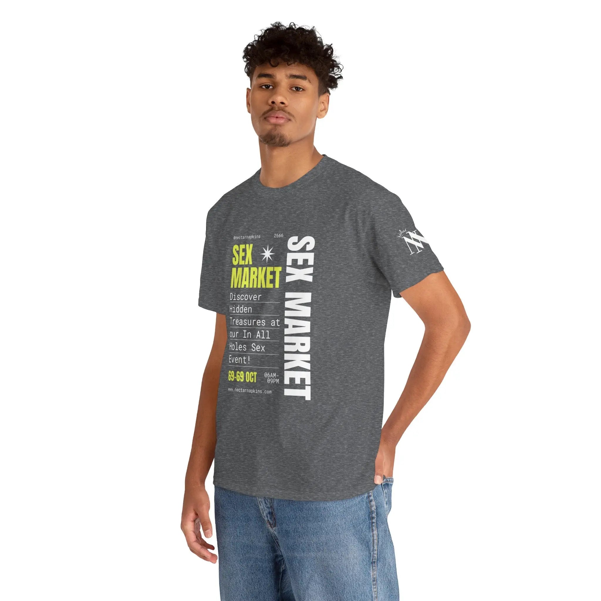 Sex Market | Mix & Match 100% Cotton Unisex Fun-Flirty Lovers’ Tees