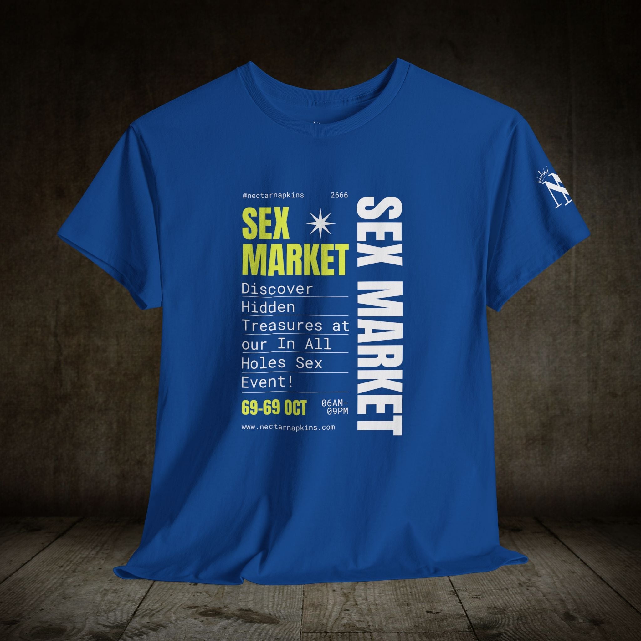 Sex Market | Mix & Match 100% Cotton Unisex Fun-Flirty Lovers’ Tees