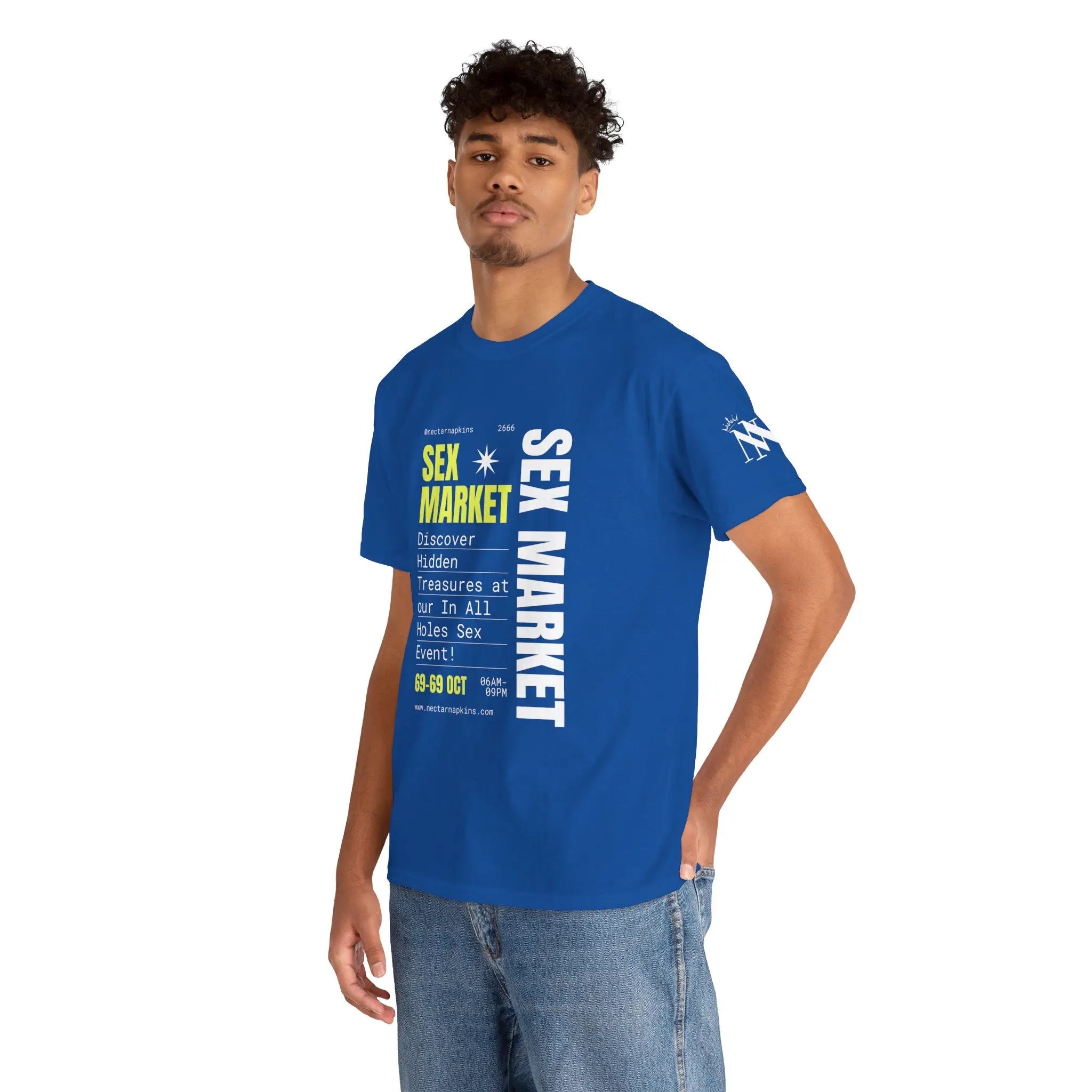 Sex Market | Mix & Match 100% Cotton Unisex Fun-Flirty Lovers’ Tees