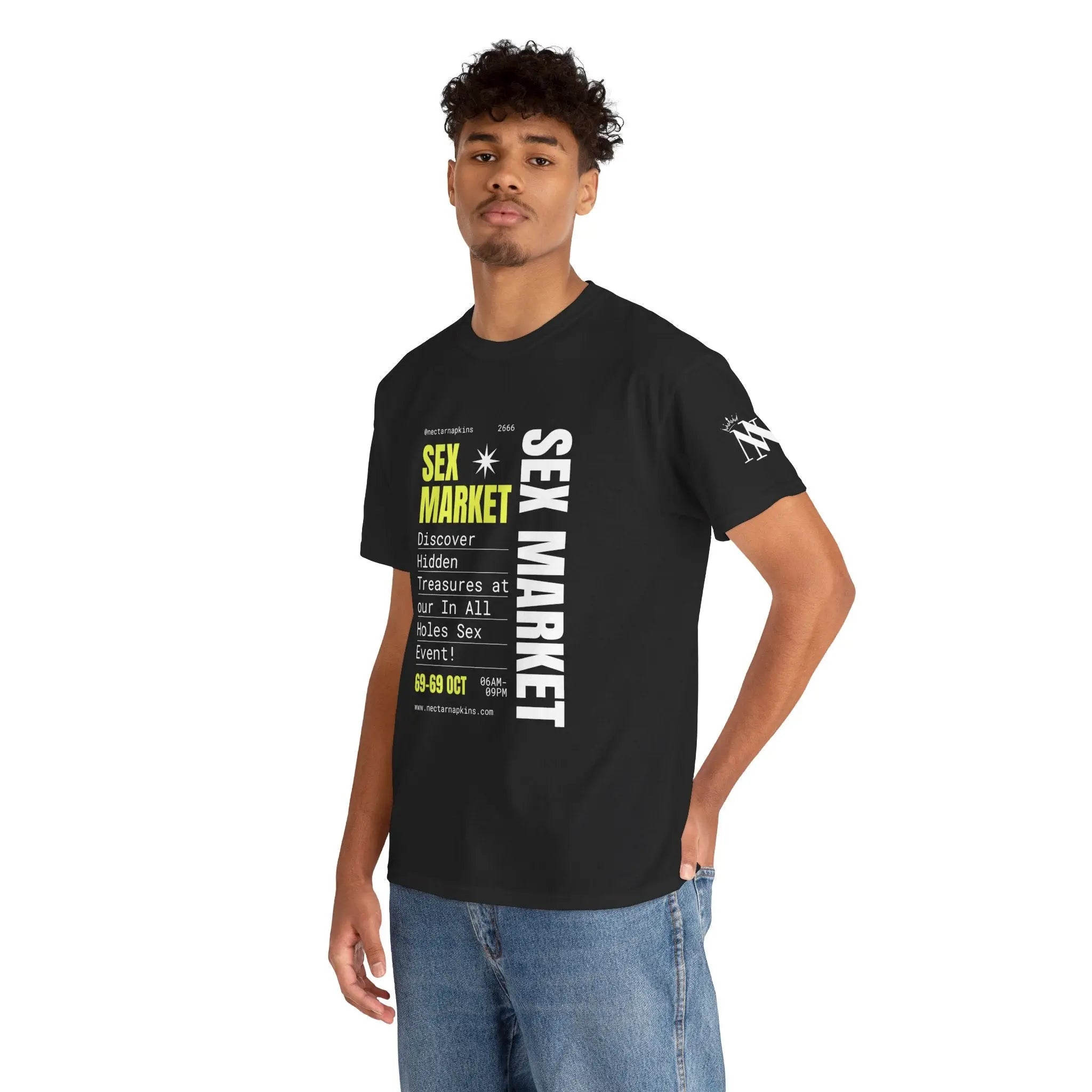 Sex Market | Mix & Match 100% Cotton Unisex Fun-Flirty Lovers’ Tees