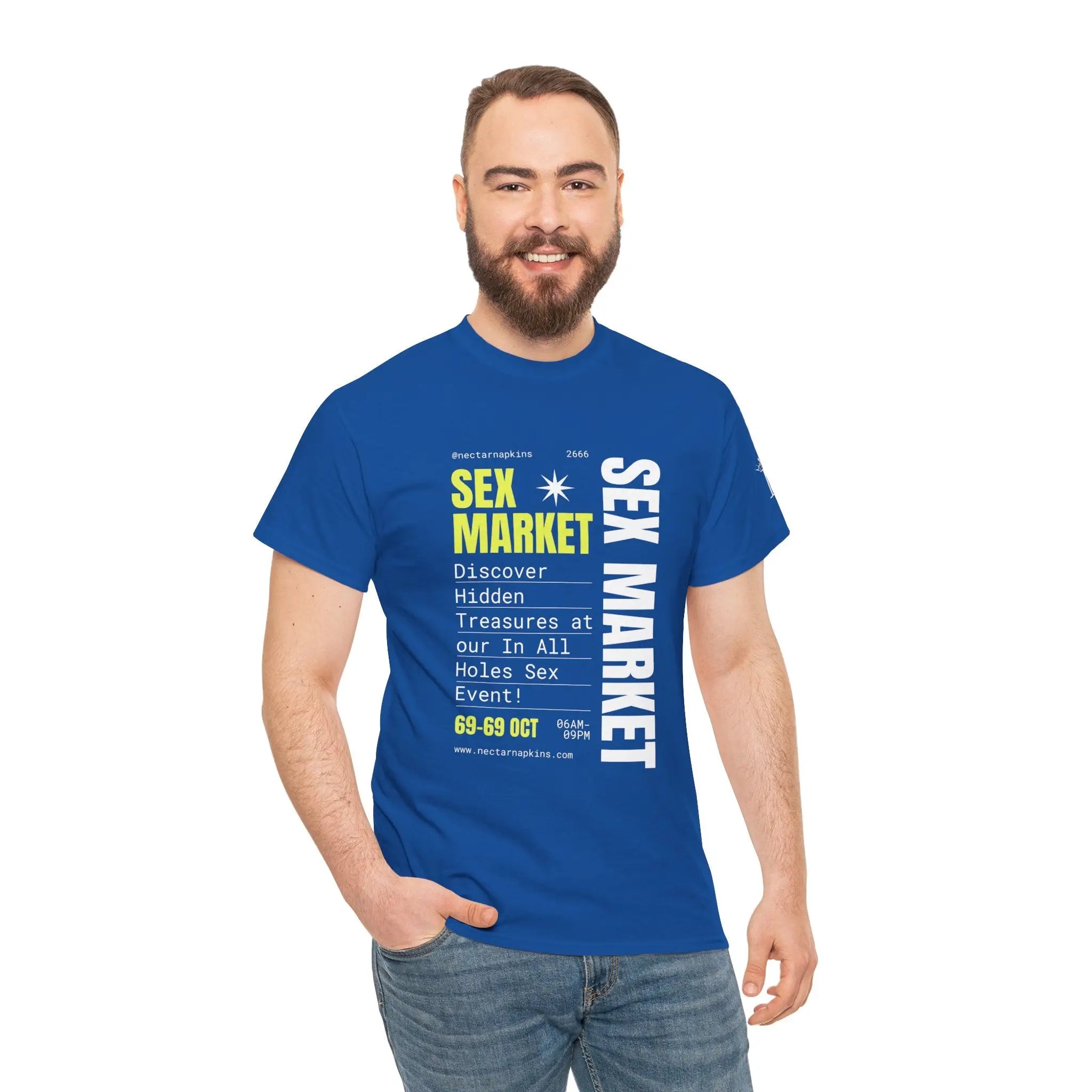 Sex Market | Mix & Match 100% Cotton Unisex Fun-Flirty Lovers’ Tees