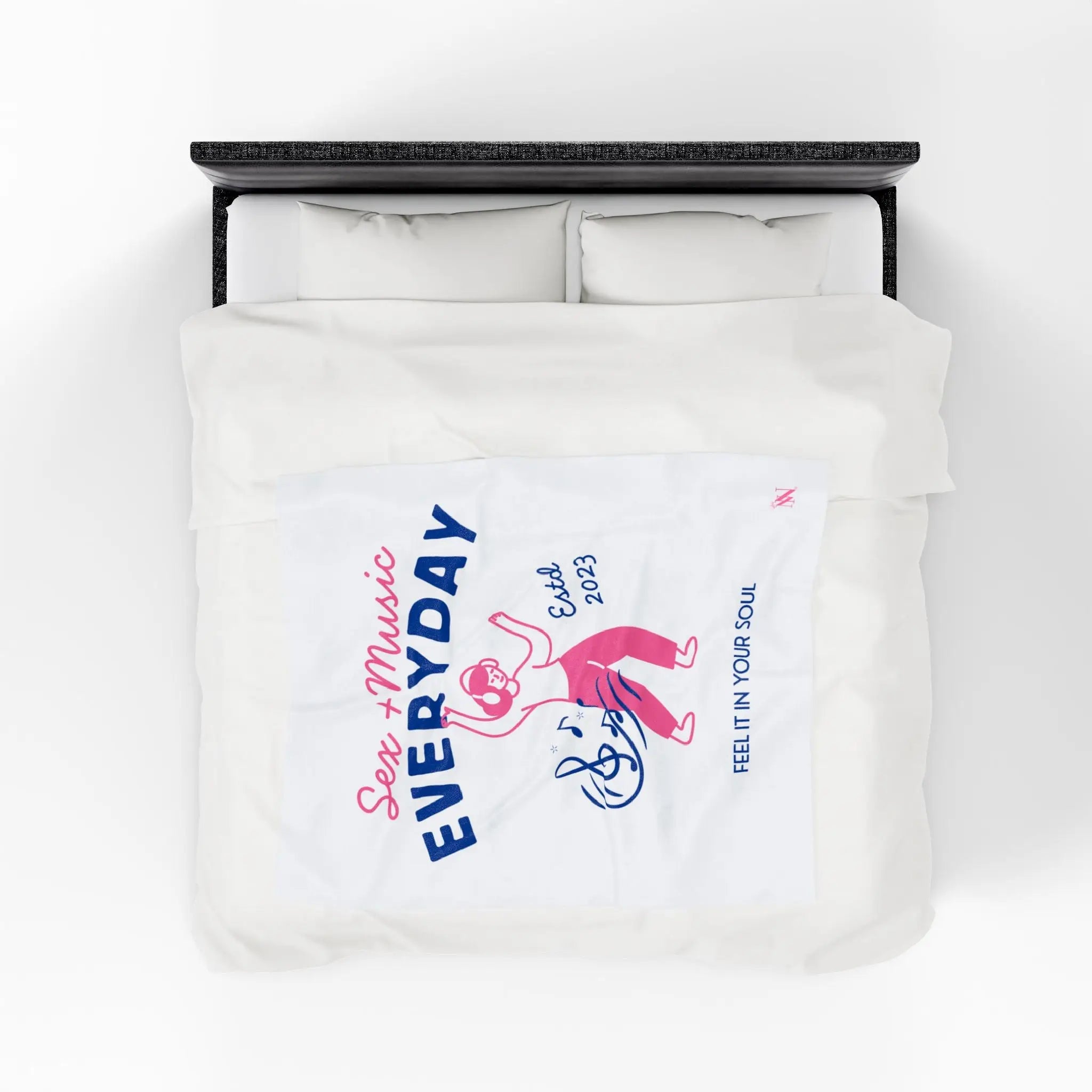 Sex + Music Everyday | Mix & Match Soft Fun-Flirty Lovers’ Blankets