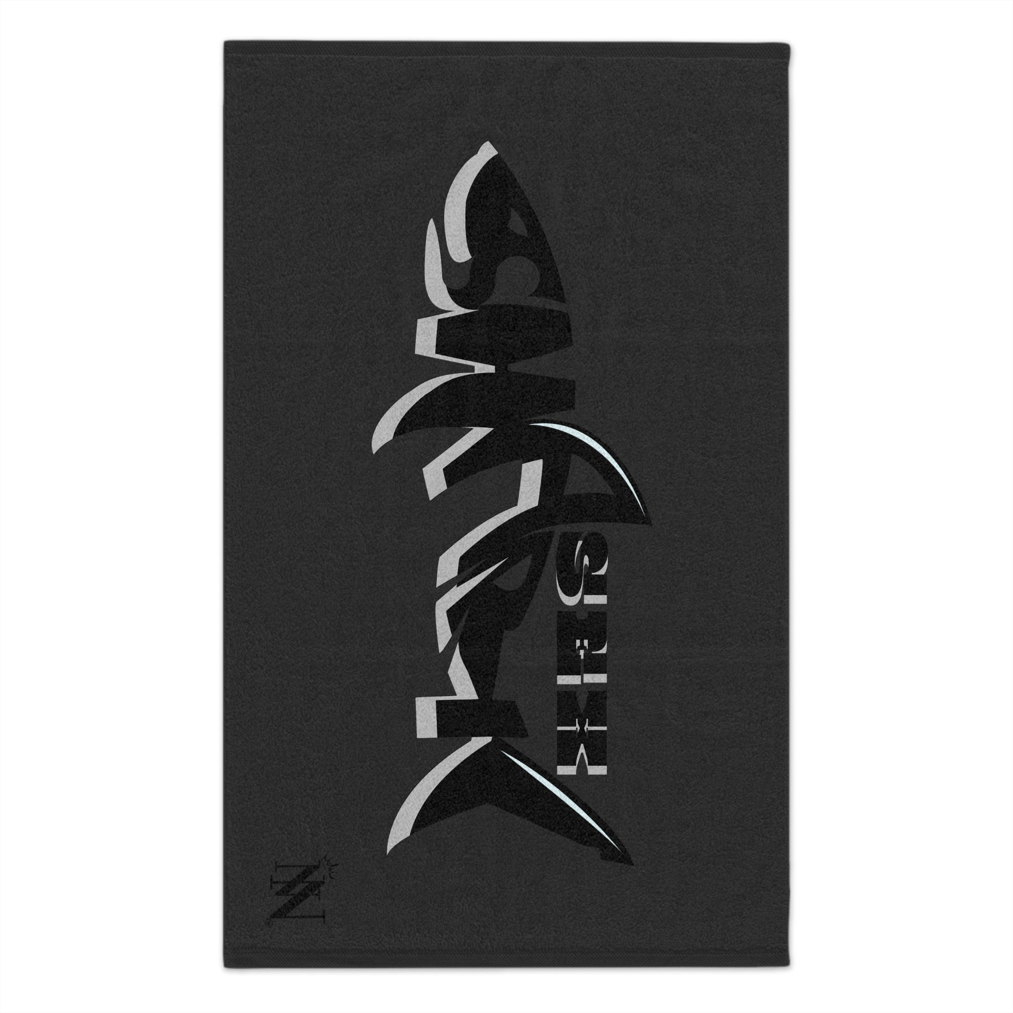 Sex Shark Dark Grey | Mix & Match Soft Fun-Flirty Lovers’ Towels