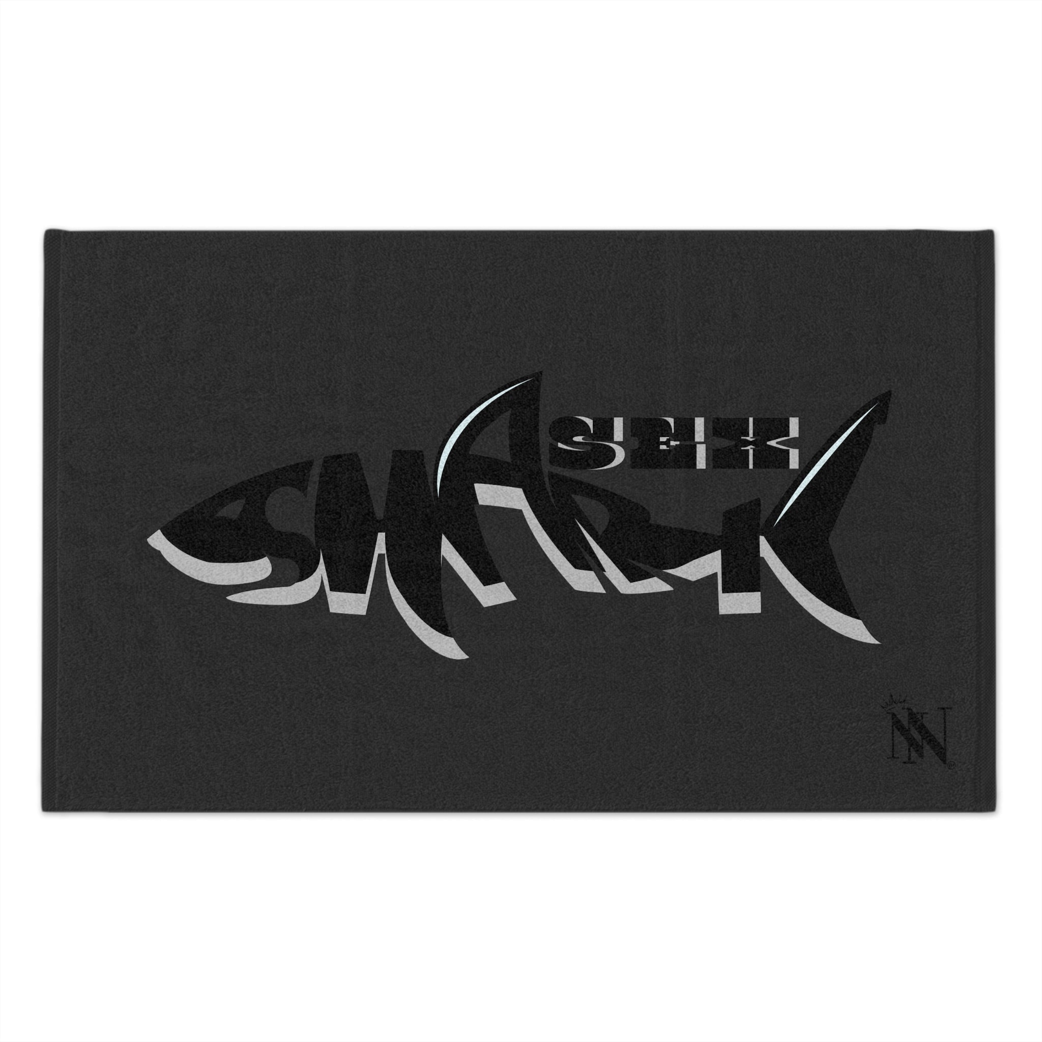 Sex Shark Dark Grey | Mix & Match Soft Fun-Flirty Lovers’ Towels