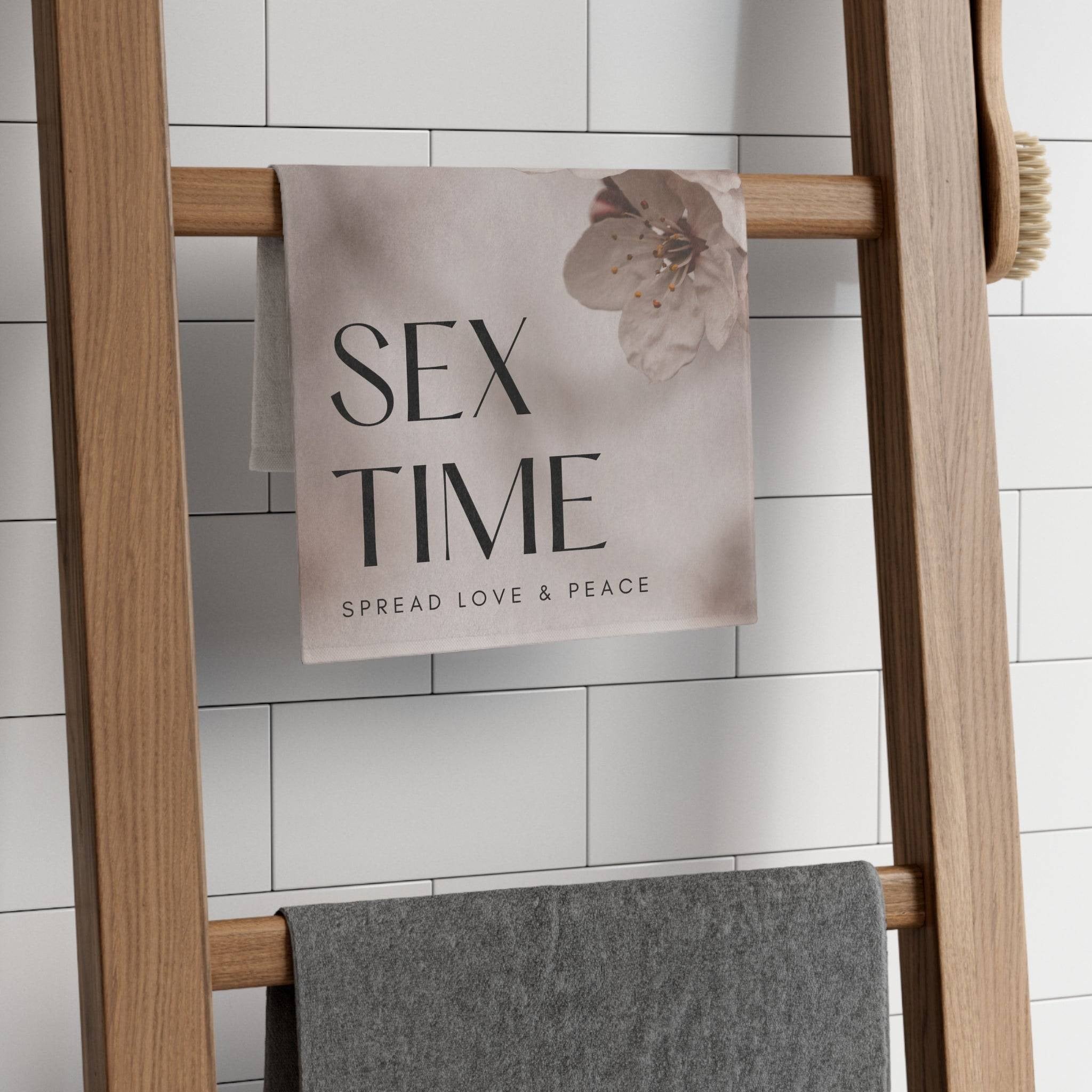 Sex Time Elegant | Mix & Match Soft Fun-Flirty Lovers’ Towels