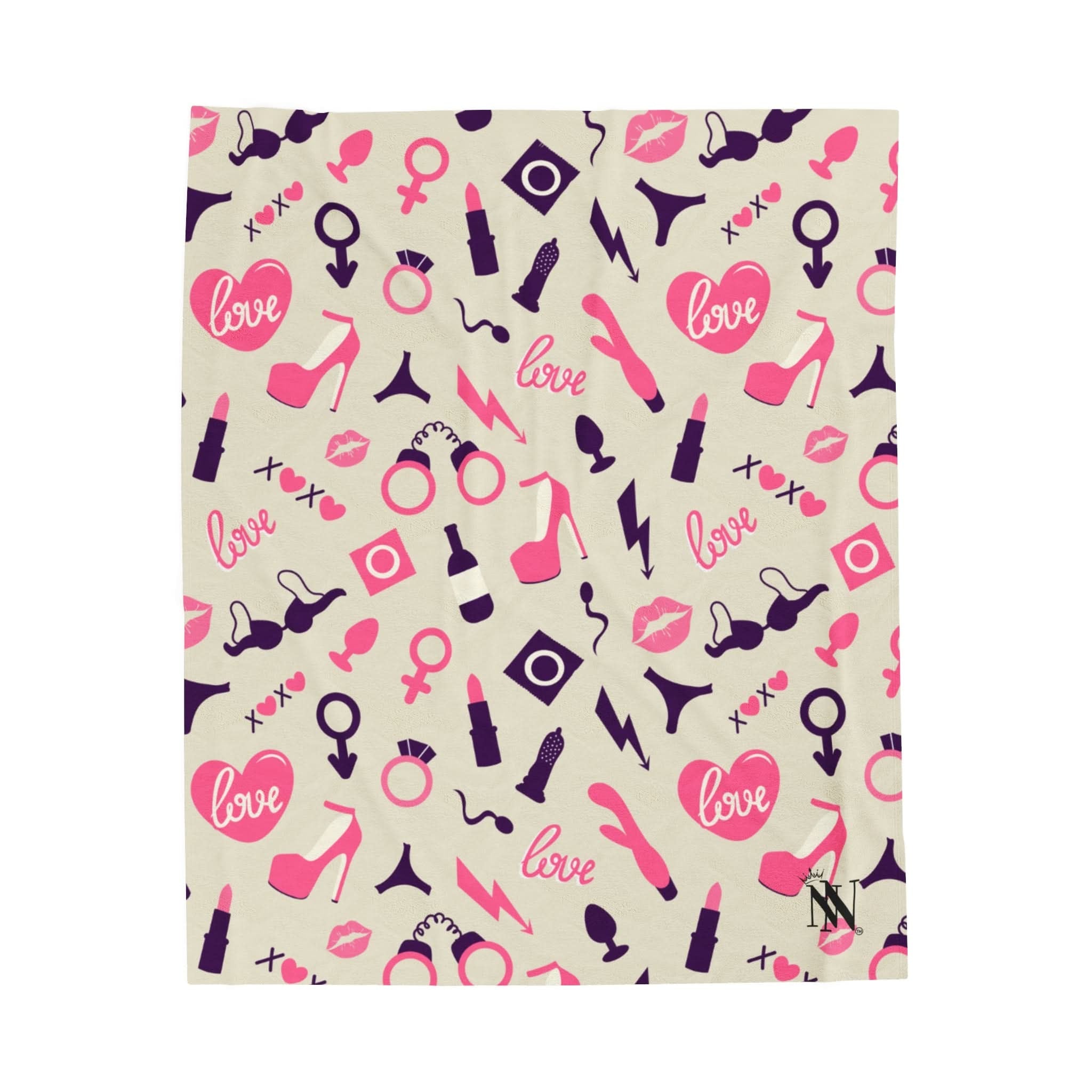 Sex Toys Love | Mix & Match Fun-Flirty Loversā Blankets